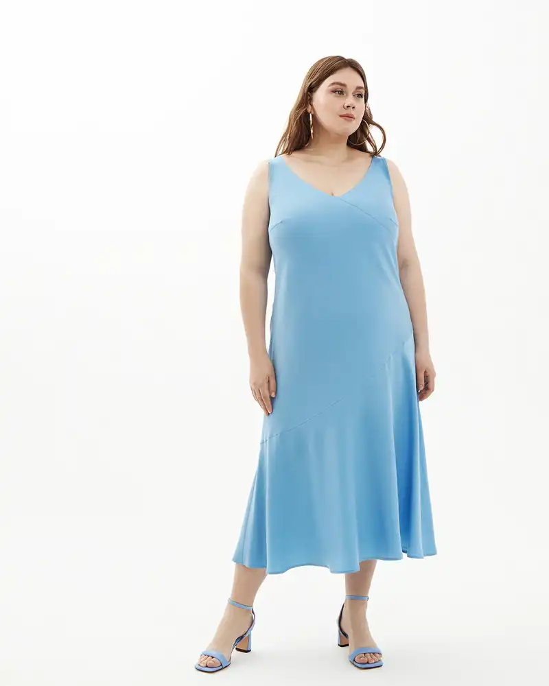 Платье-комбинация из купры