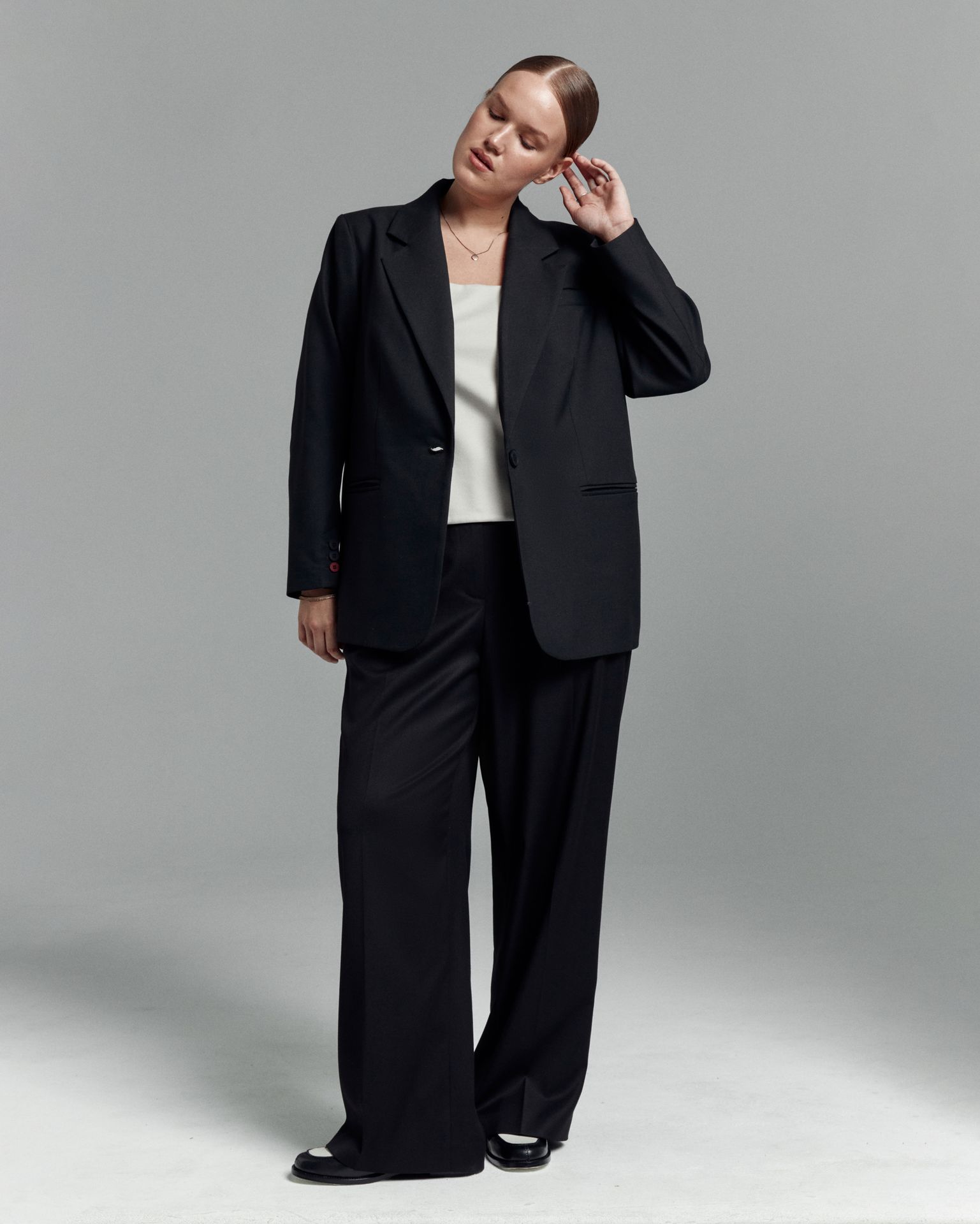 Жакет средней посадки на невысокий рост