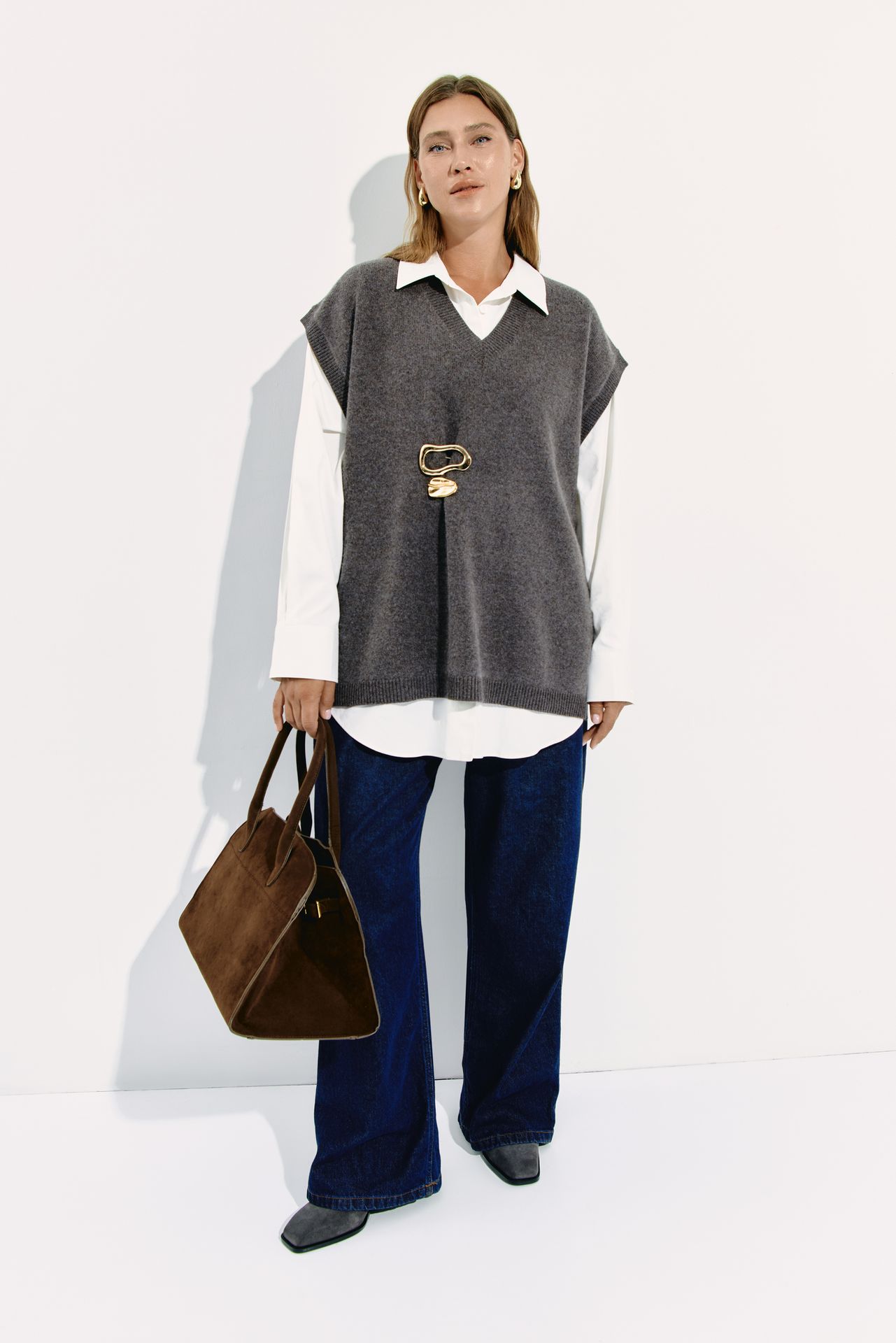 Жилет из шерсти