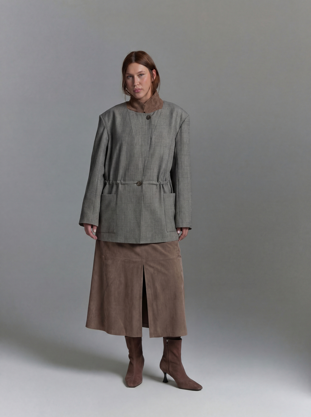 Юбка замшевая НАОМИ