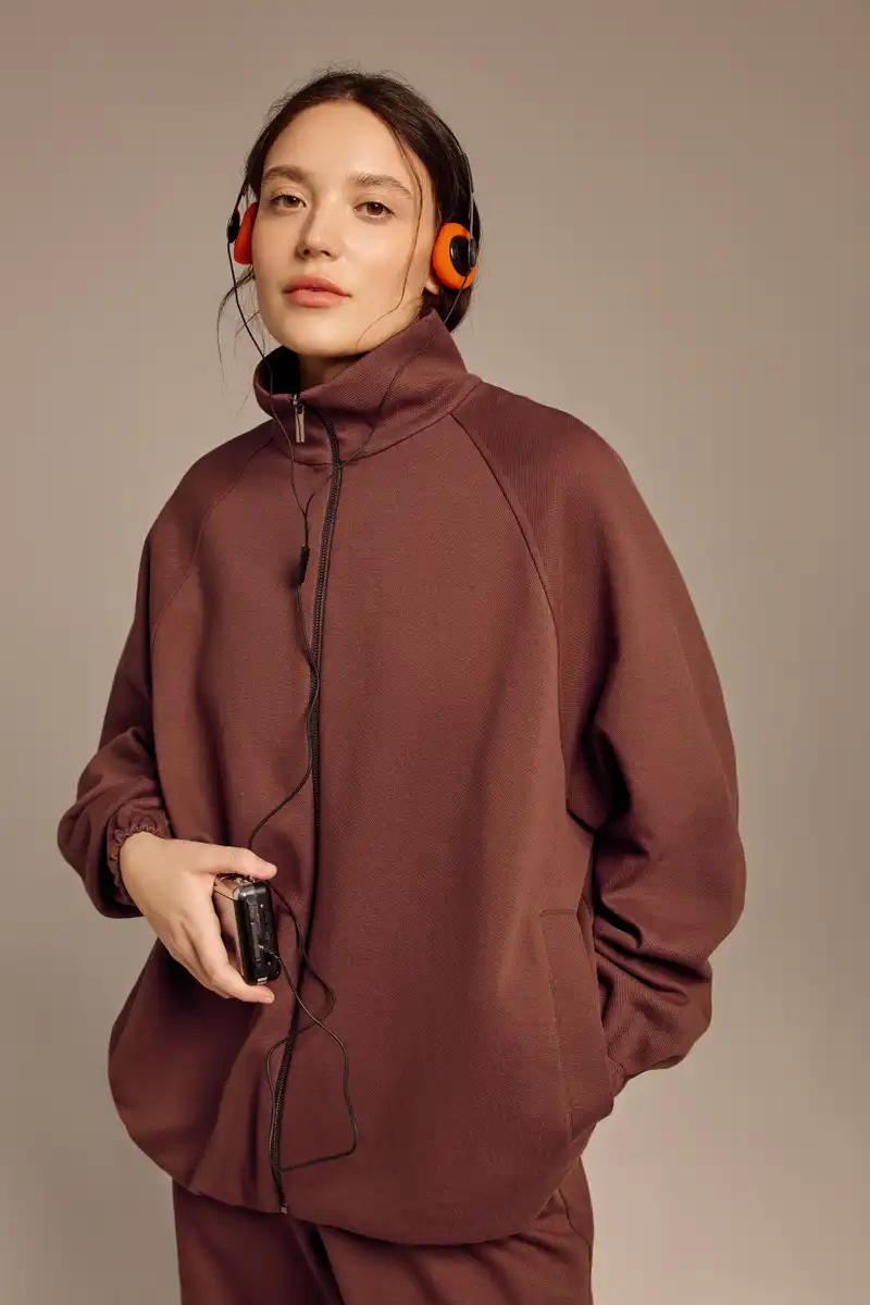 Толстовка из хлопкового пике «Волкман»