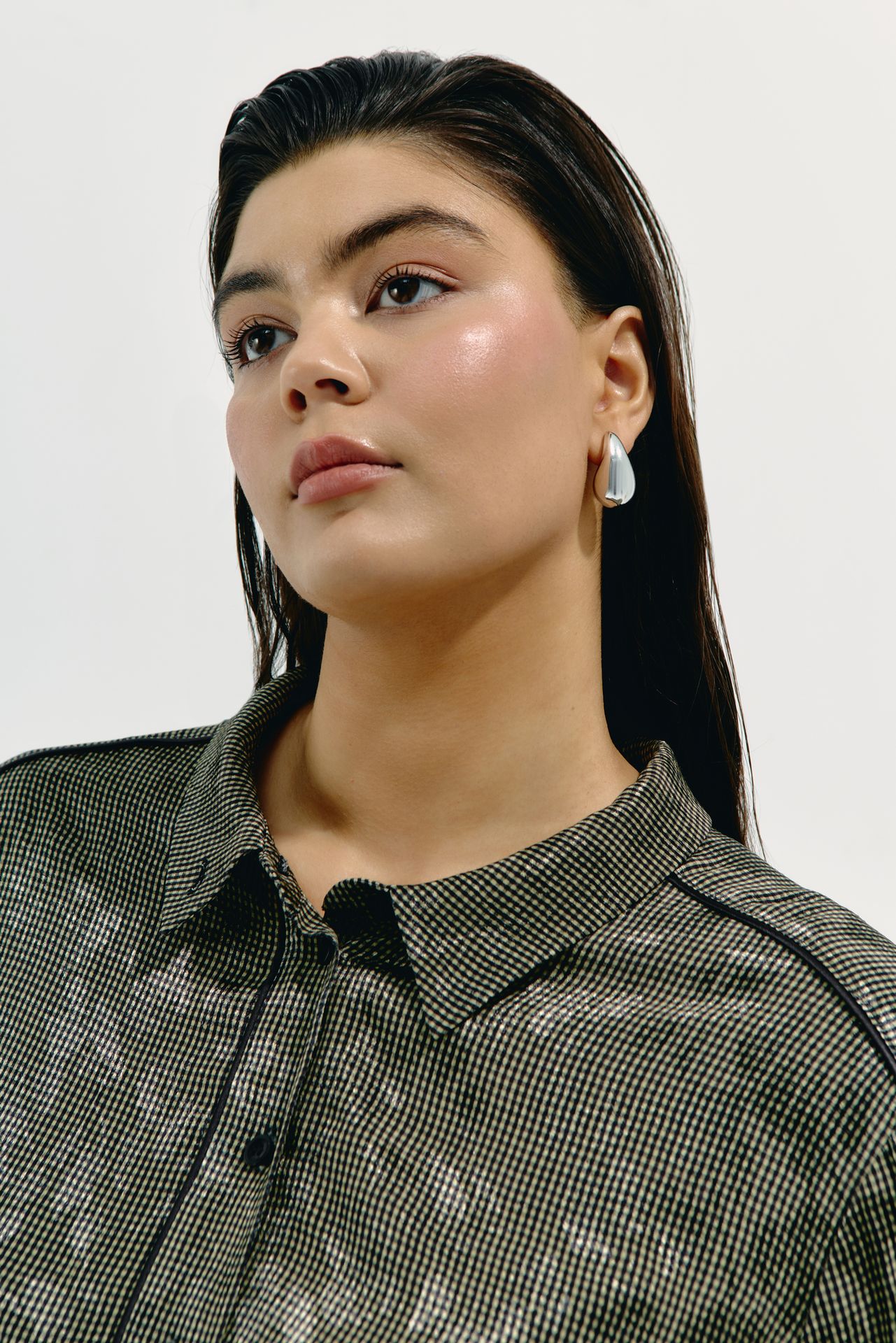 Платье из вискозы в технике жаккард ASTRID