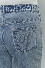 Джинсы с вышивкой Бритни