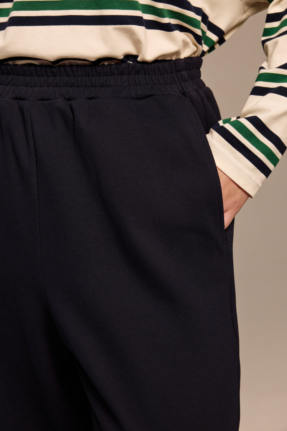 Брюки из хлопкового пике «Волкман»