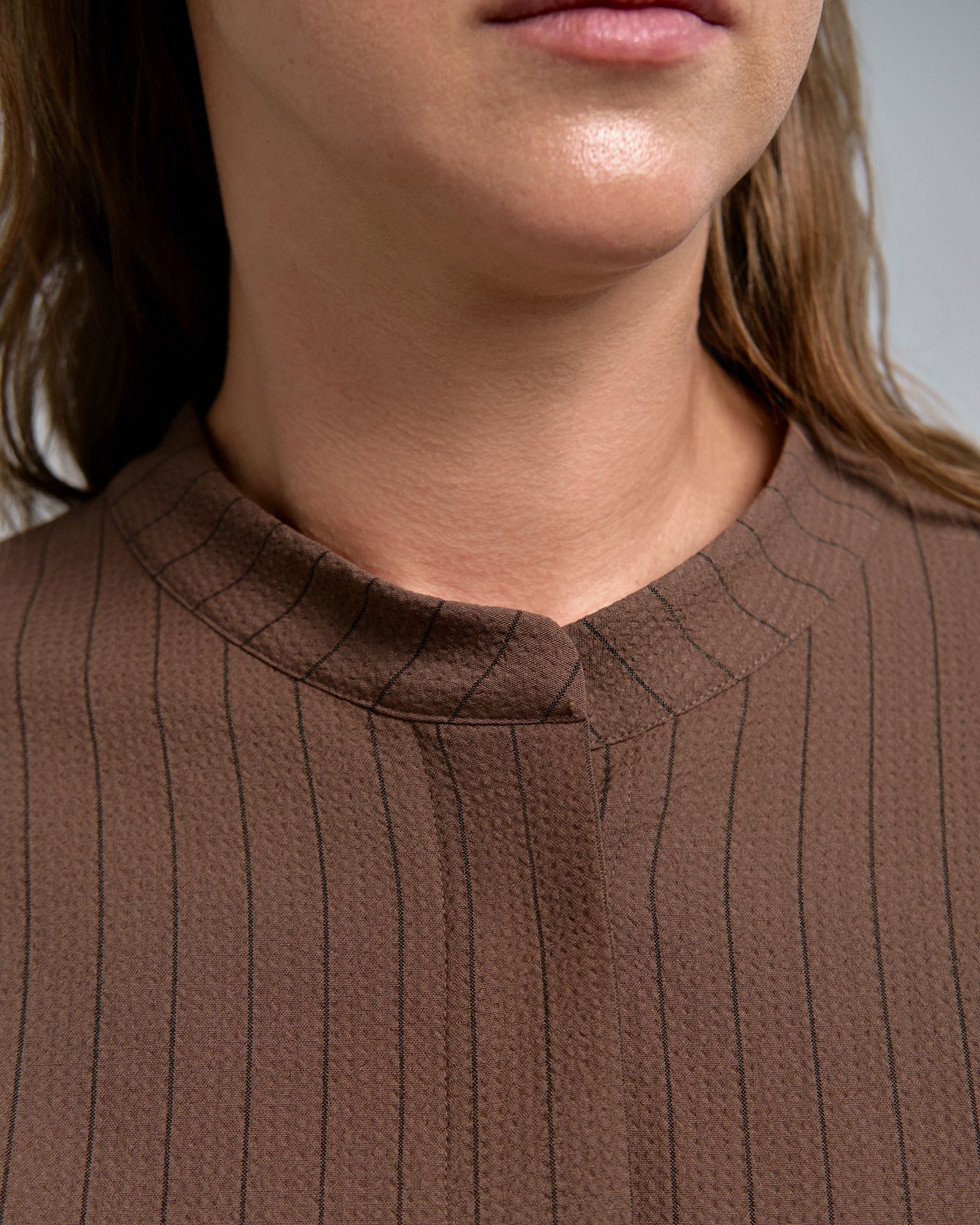 Платье в полосе