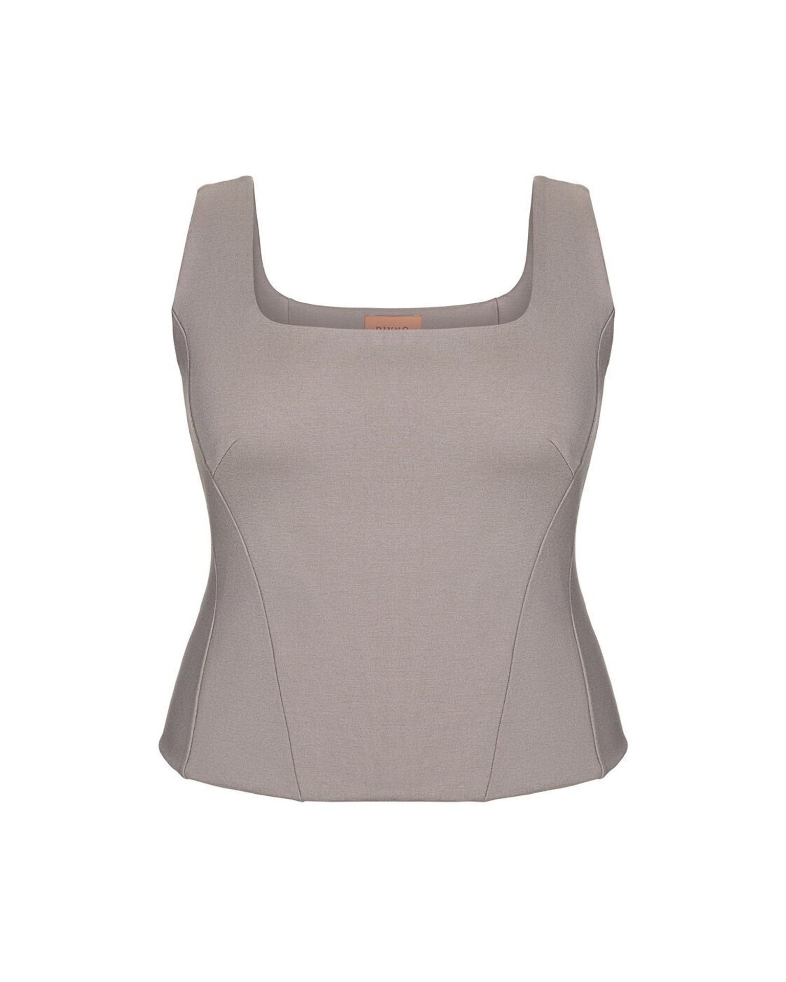 Топ трикотажный в корсетном стиле