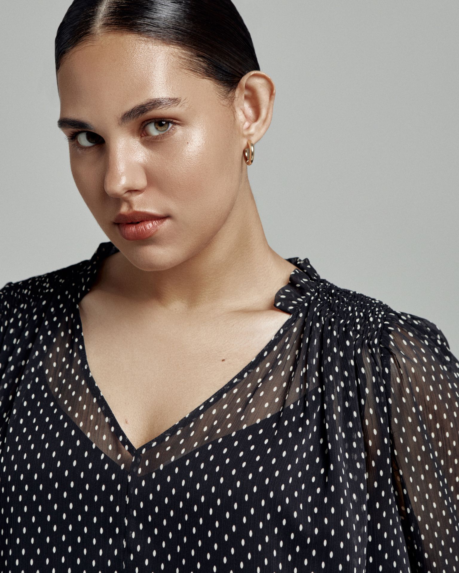 Блуза шифоновая