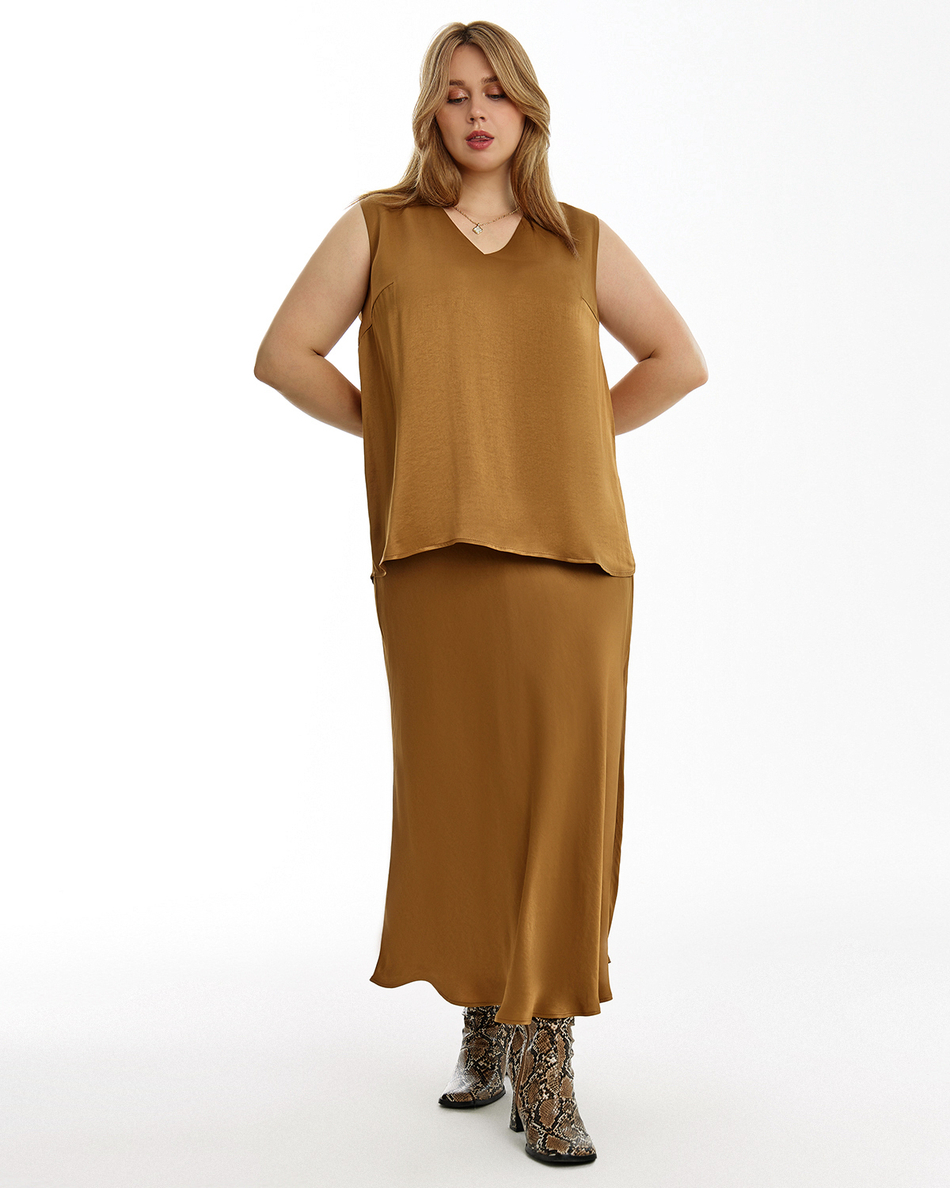 Топ-блуза струящийся