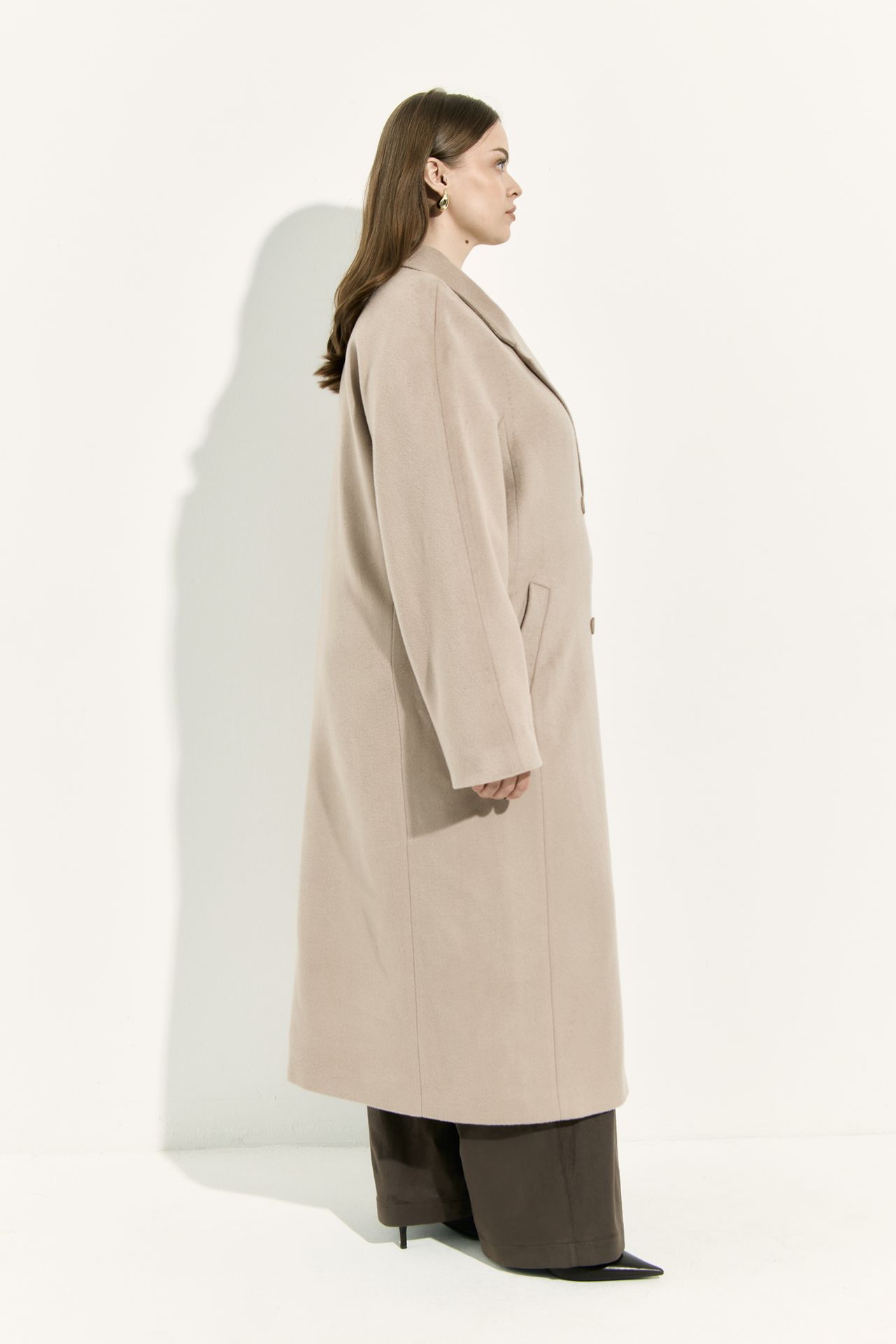 Пальто кокон