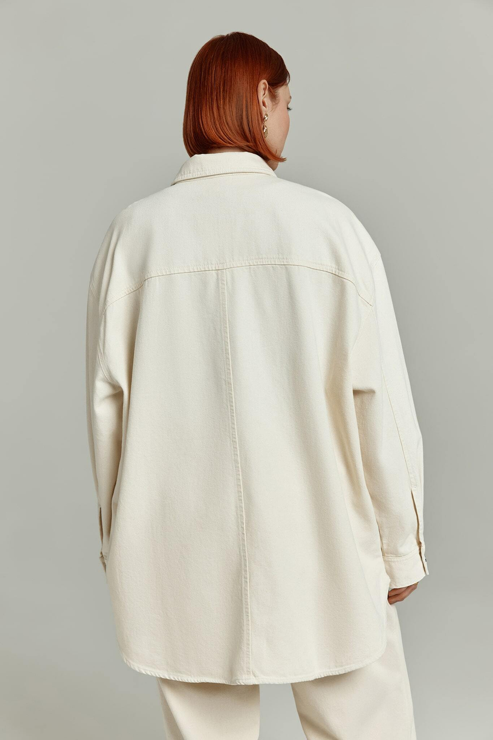 Рубашка оверсайз из денима