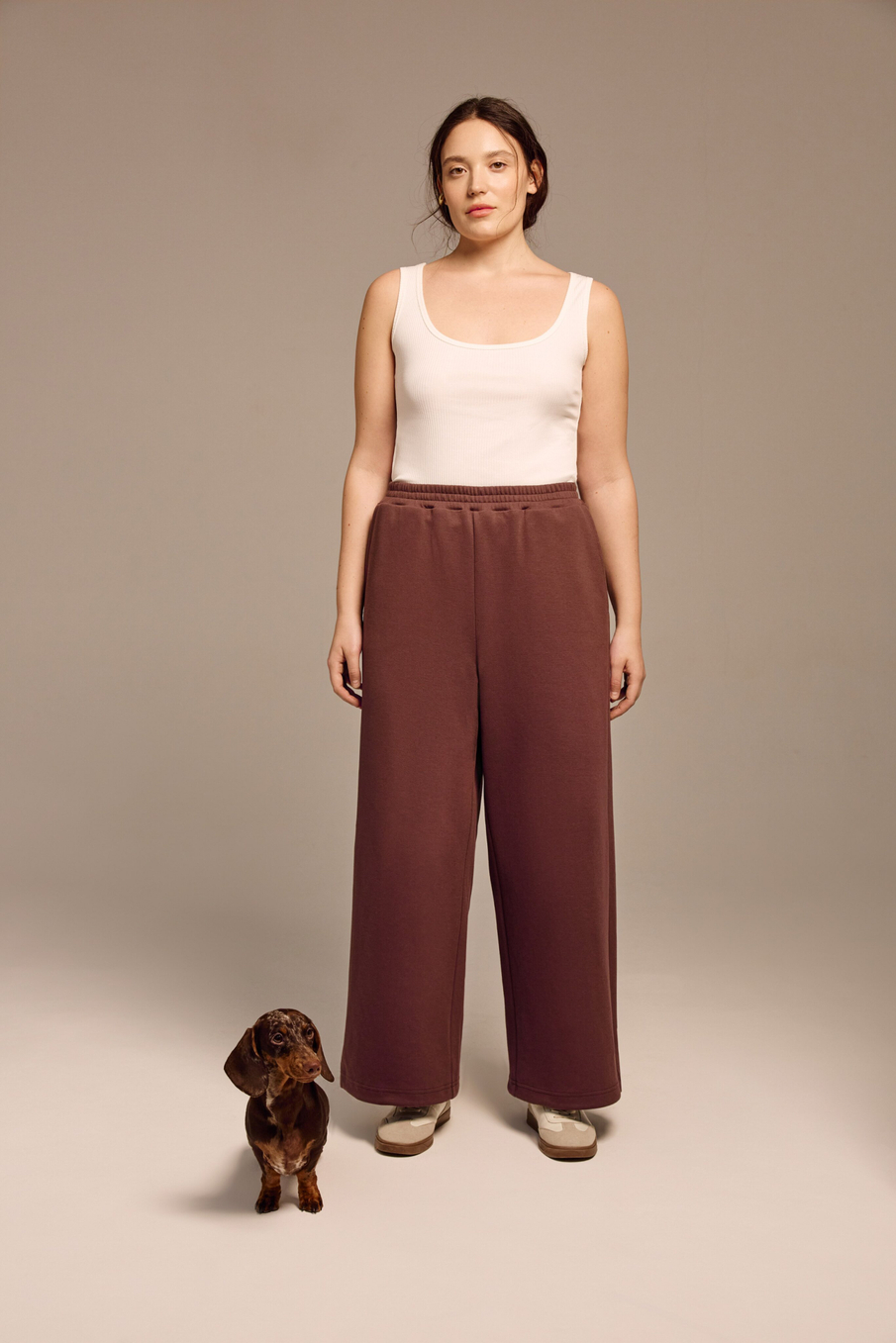 Брюки из хлопкового пике «Волкман»