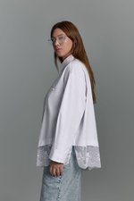 Рубашка с кружевом CHIC