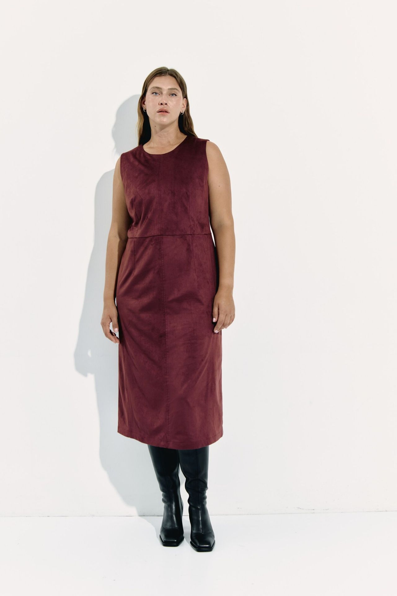 Платье замшевое NAOMI