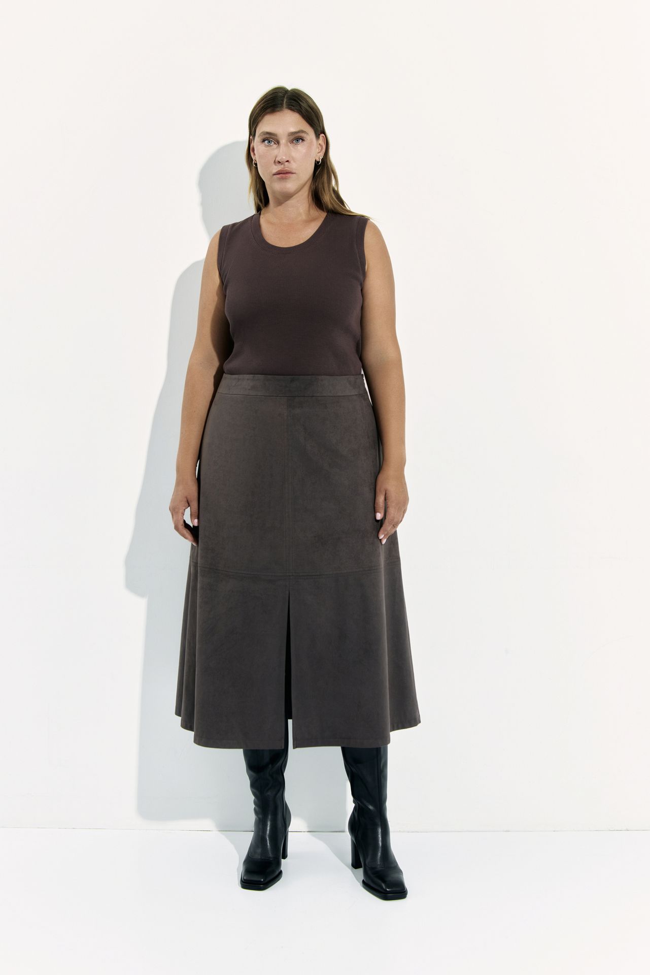 Юбка замшевая NAOMI