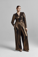 Брюки струящиеся из трикотажа