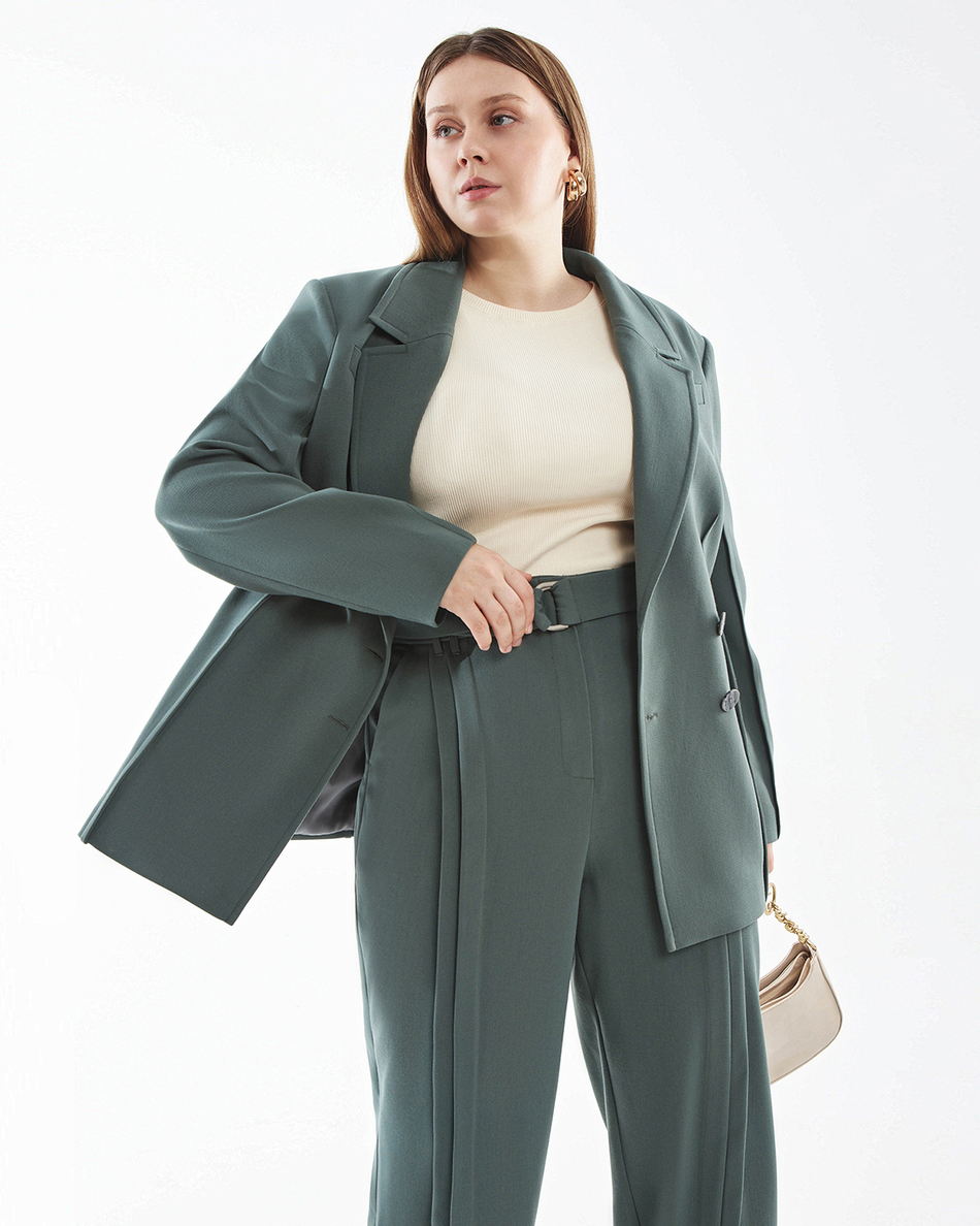 Жакет с защипами