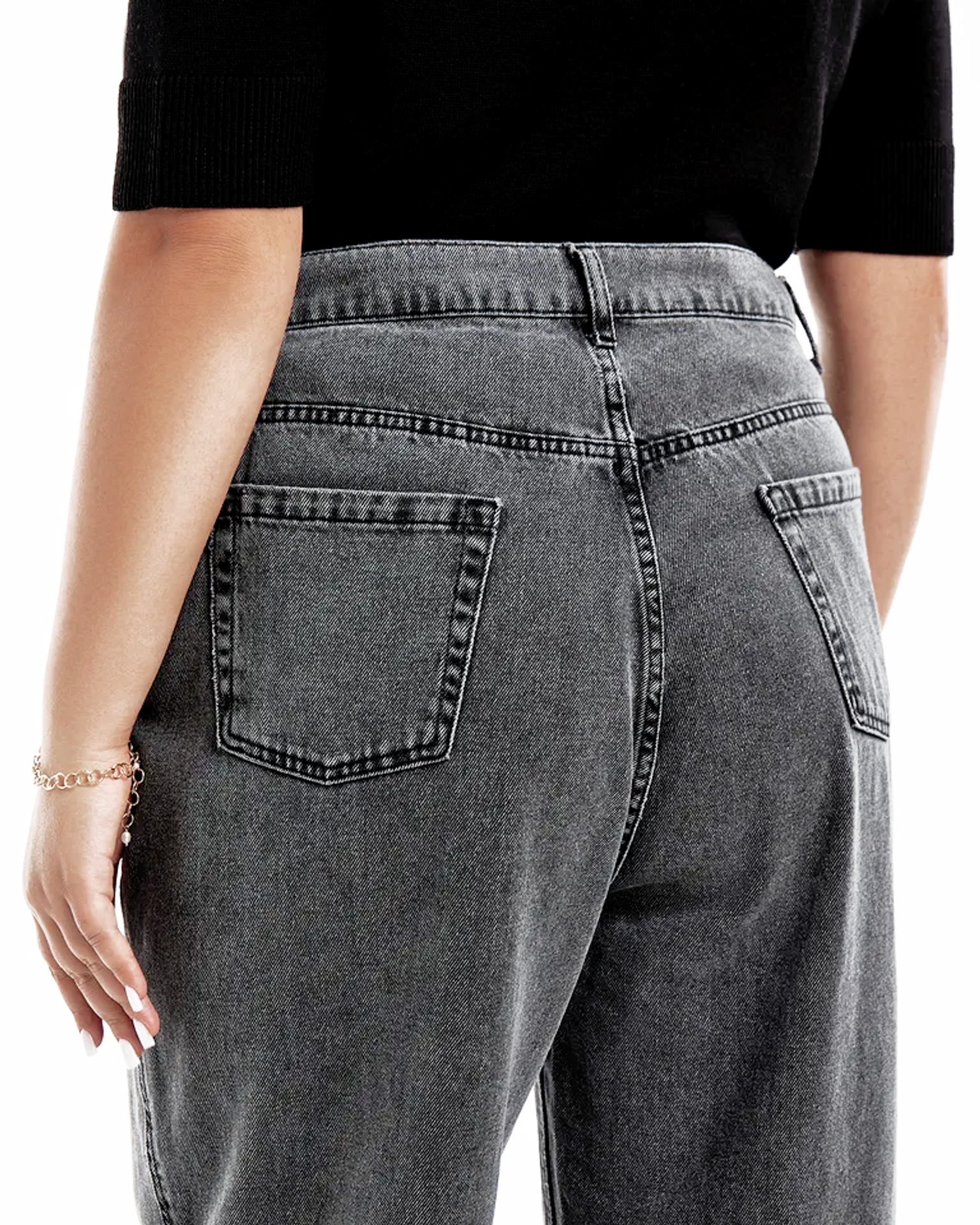 Джинсы широкие HARLOW