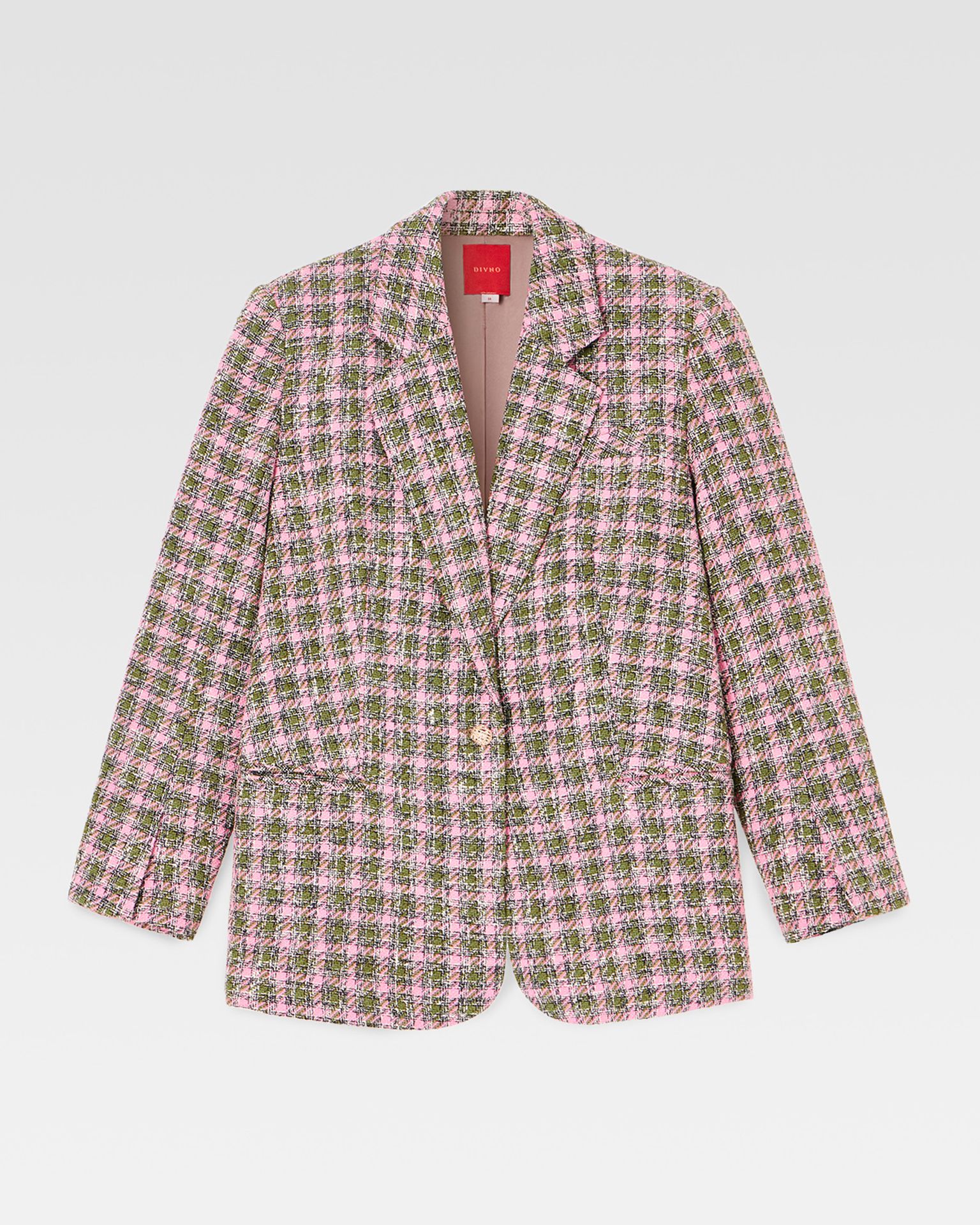 Жакет прямой твидовый