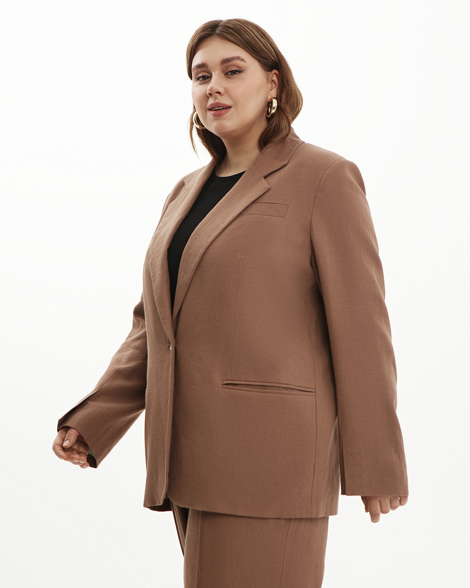 Льняной жакет