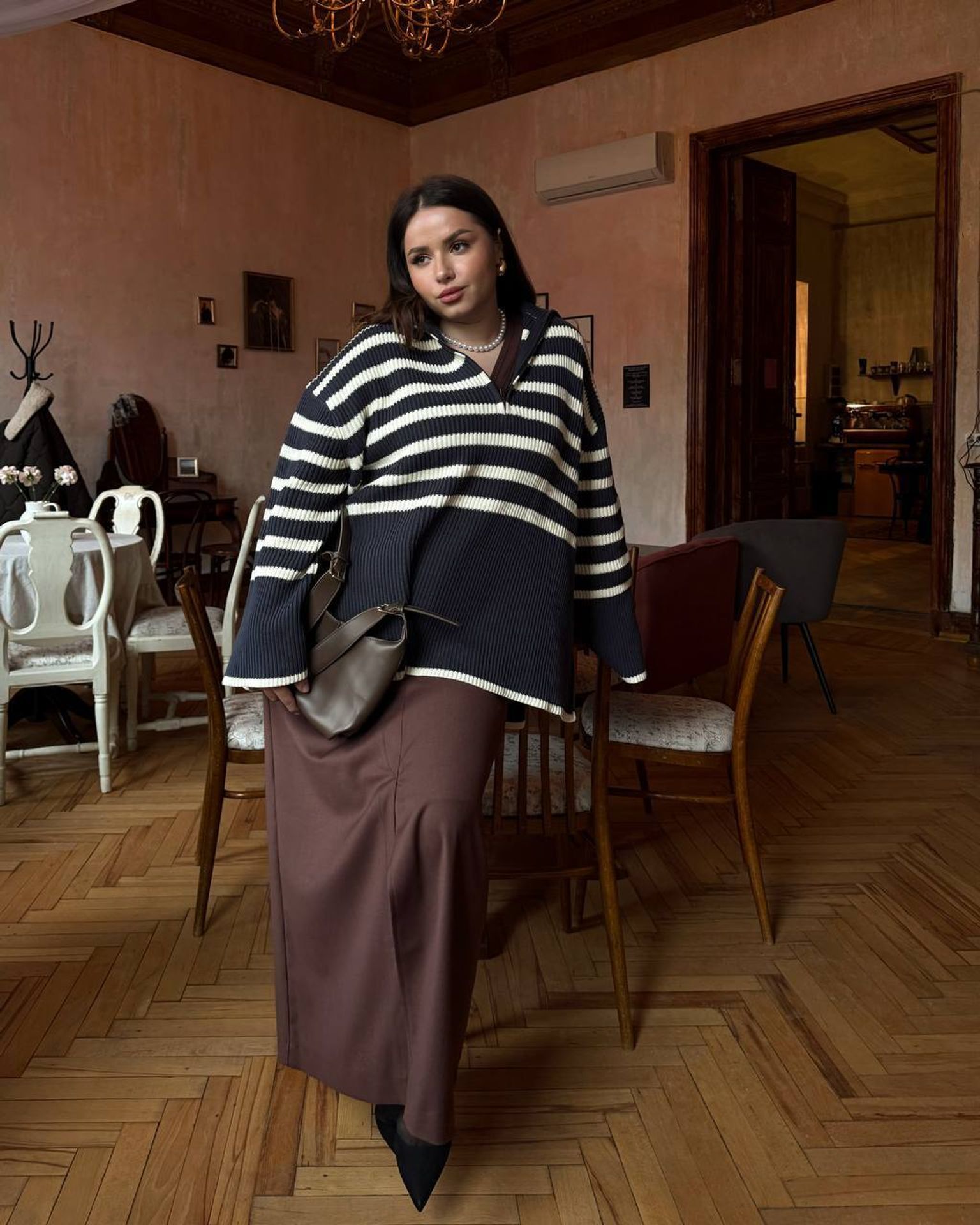 Джемпер в полоску