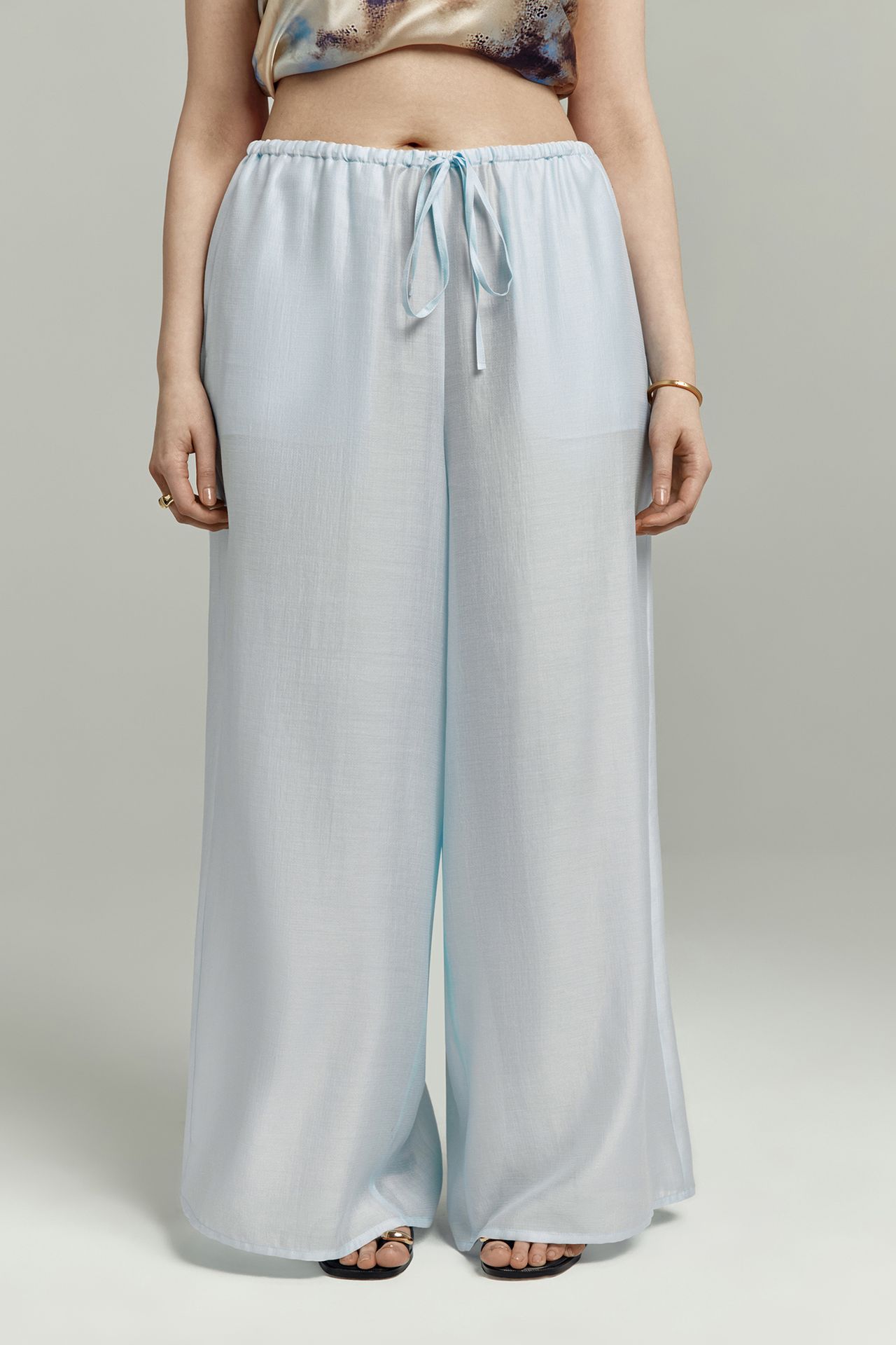 Брюки полупрозрачные