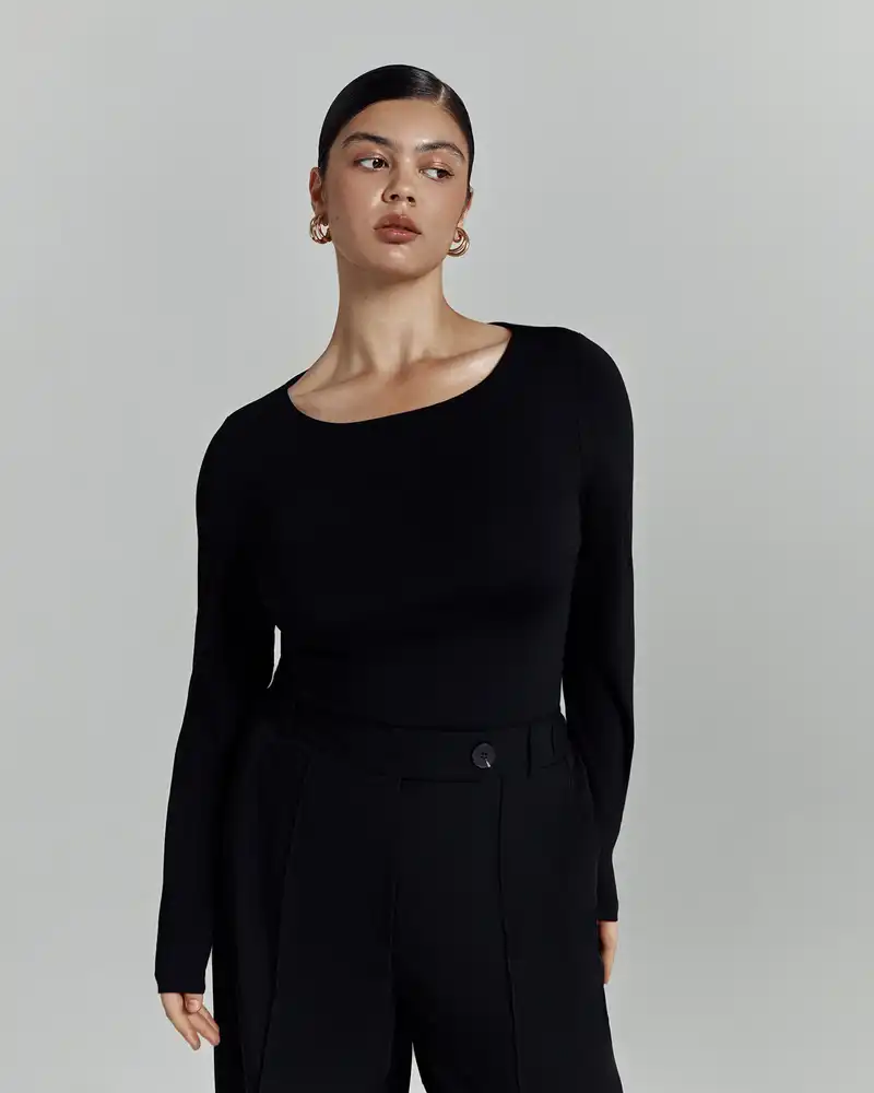 Лонгслив из вискозы NAVSEGDA