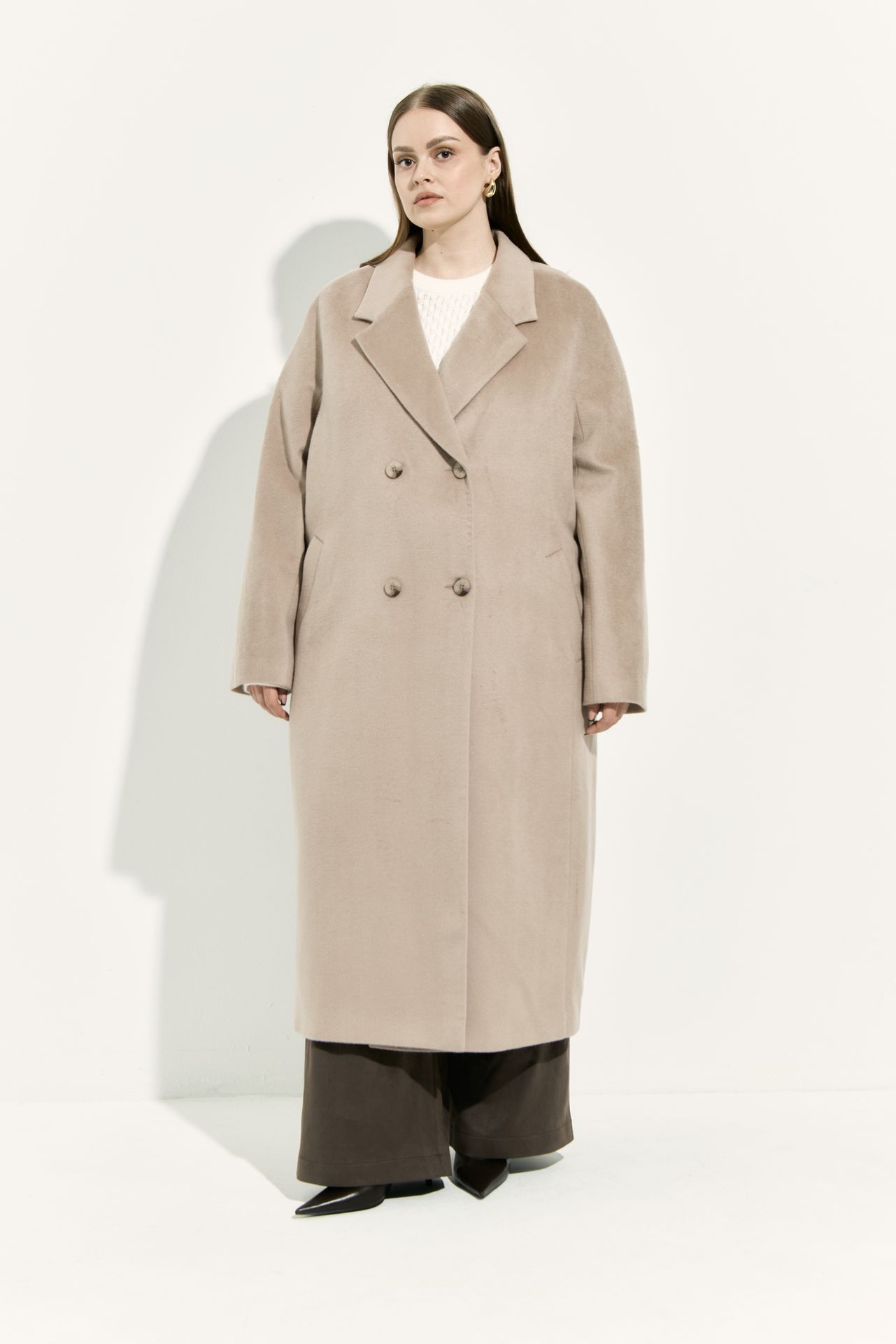 Пальто кокон