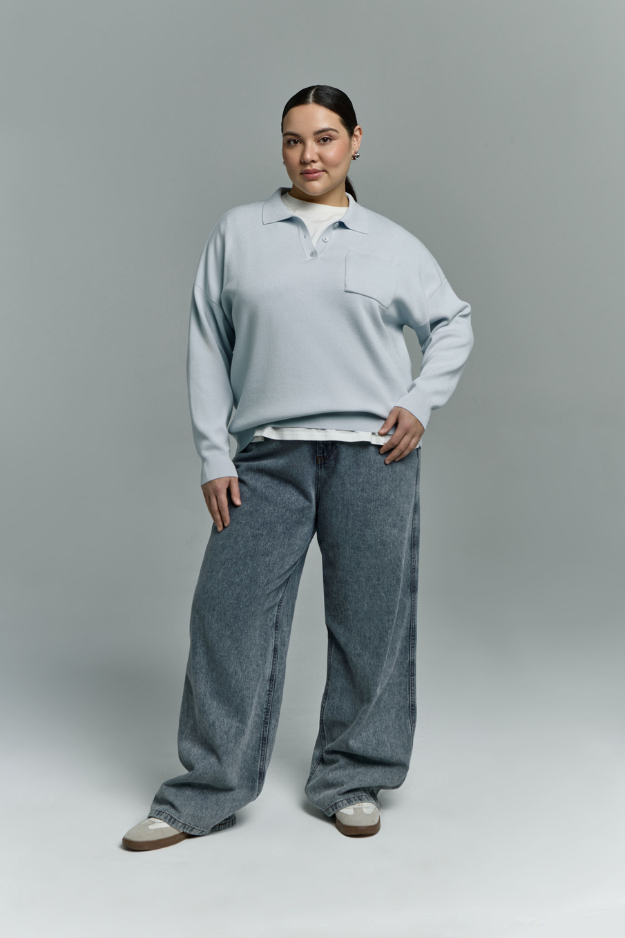 Джемпер-поло GLITCH