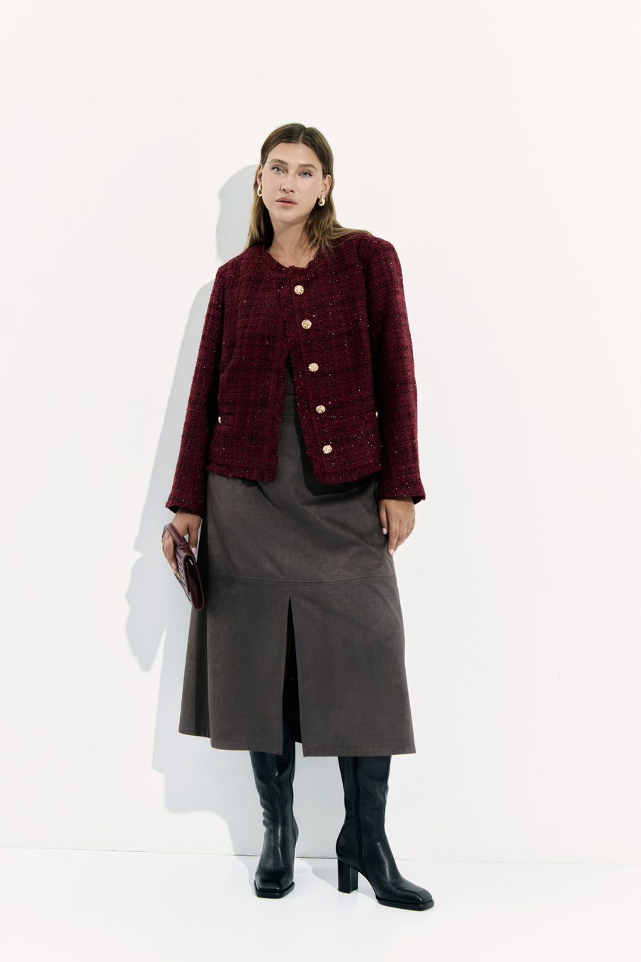 Юбка замшевая NAOMI