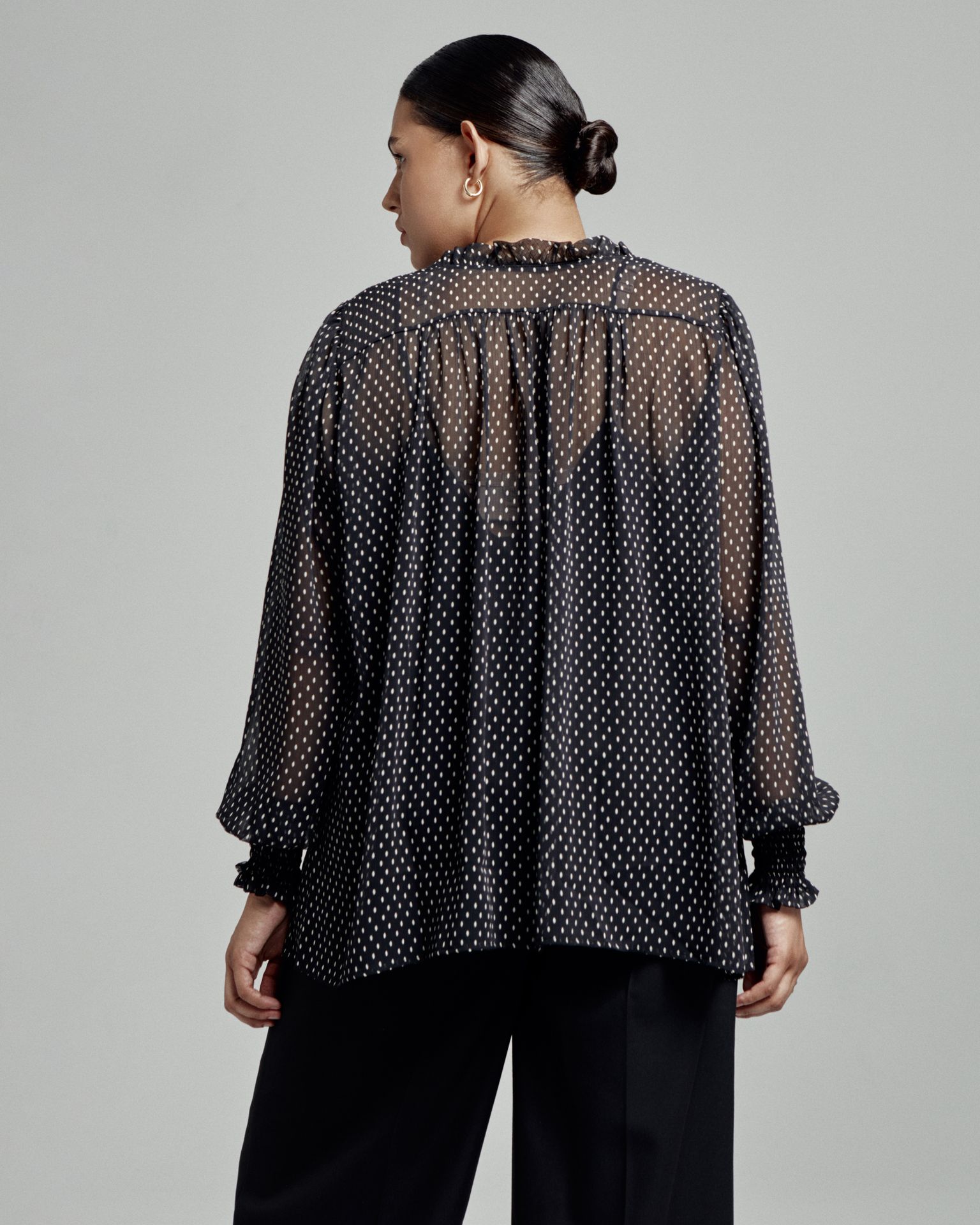 Блуза шифоновая