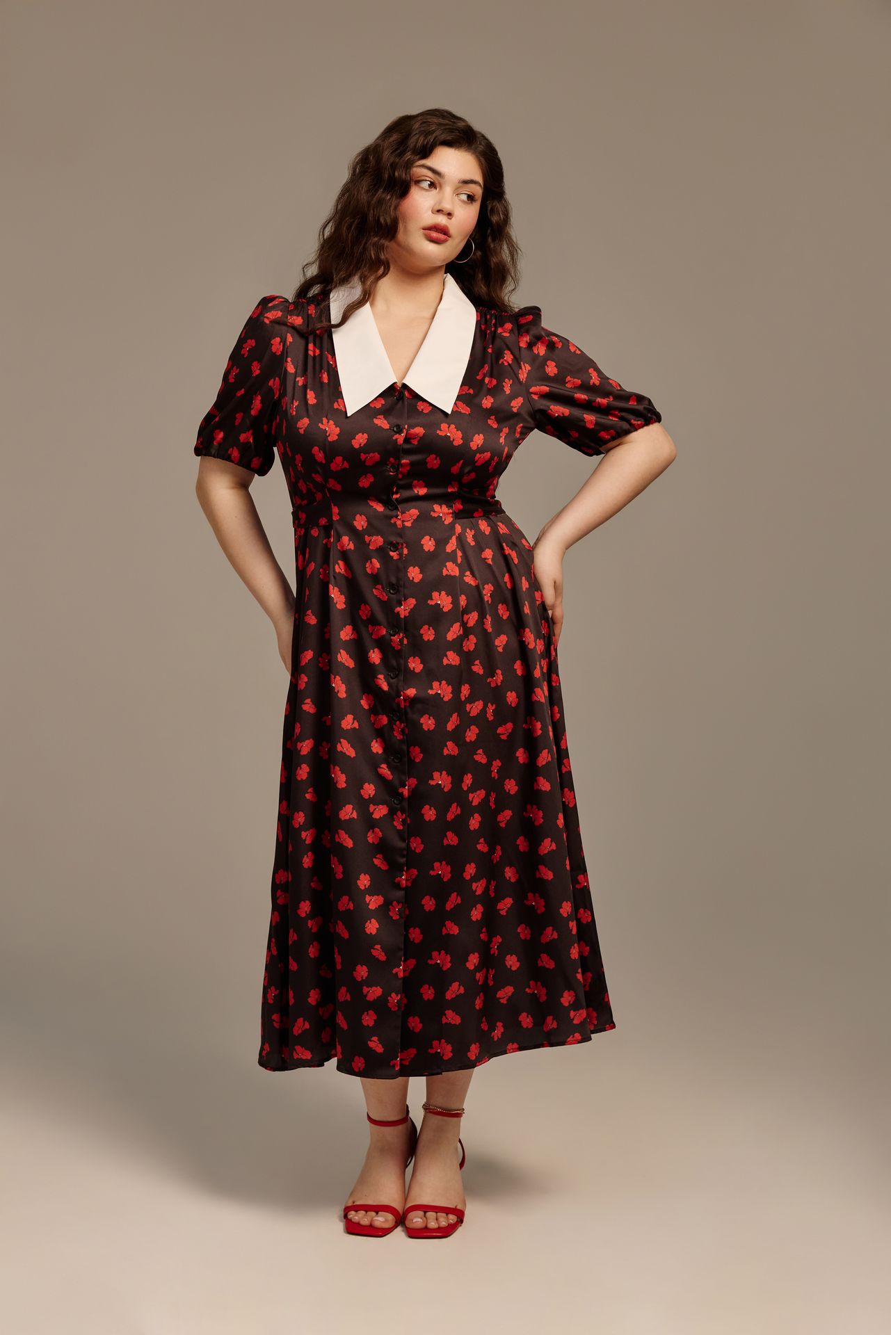 Платье с воротником ФИЕСТА