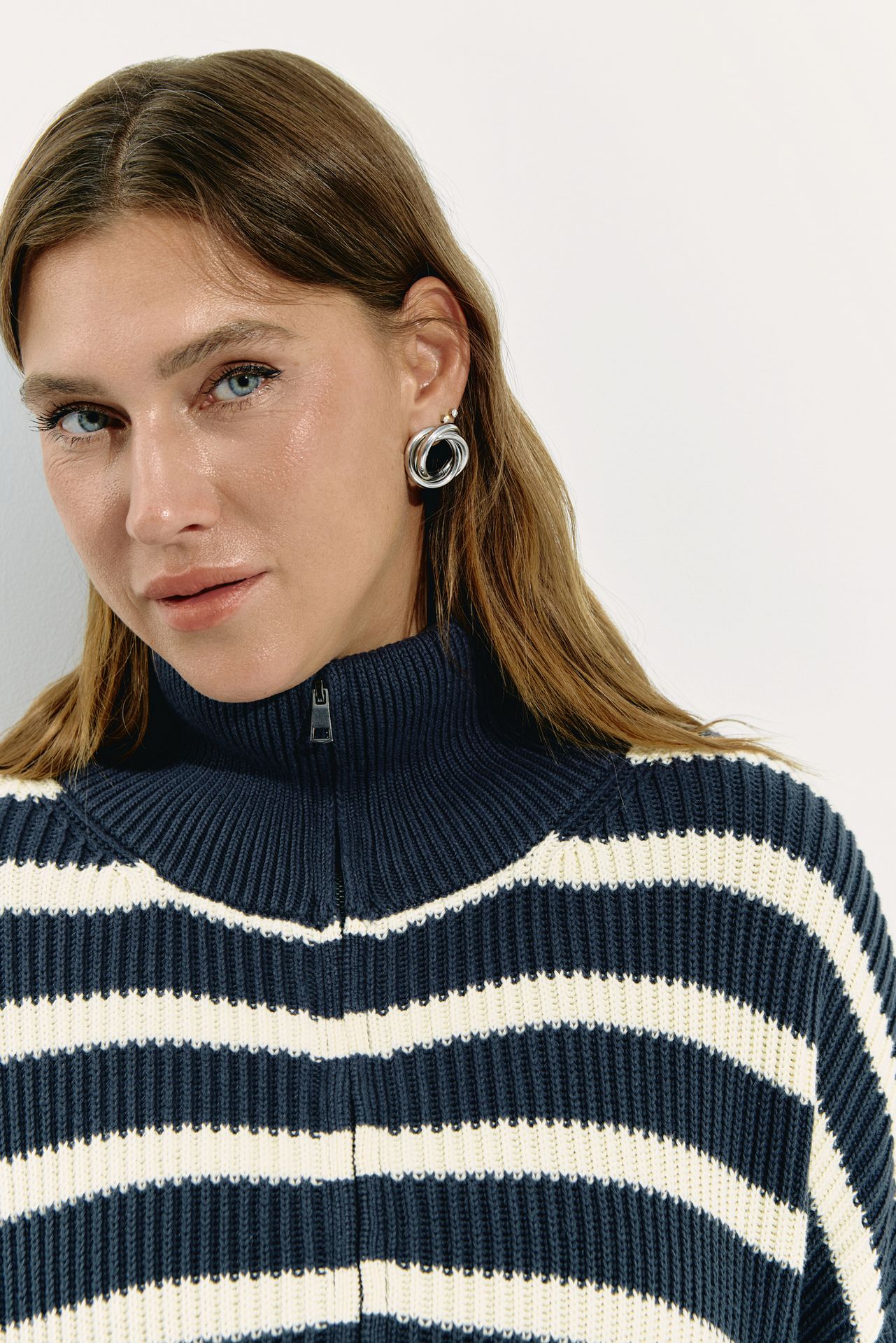 Джемпер в полоску