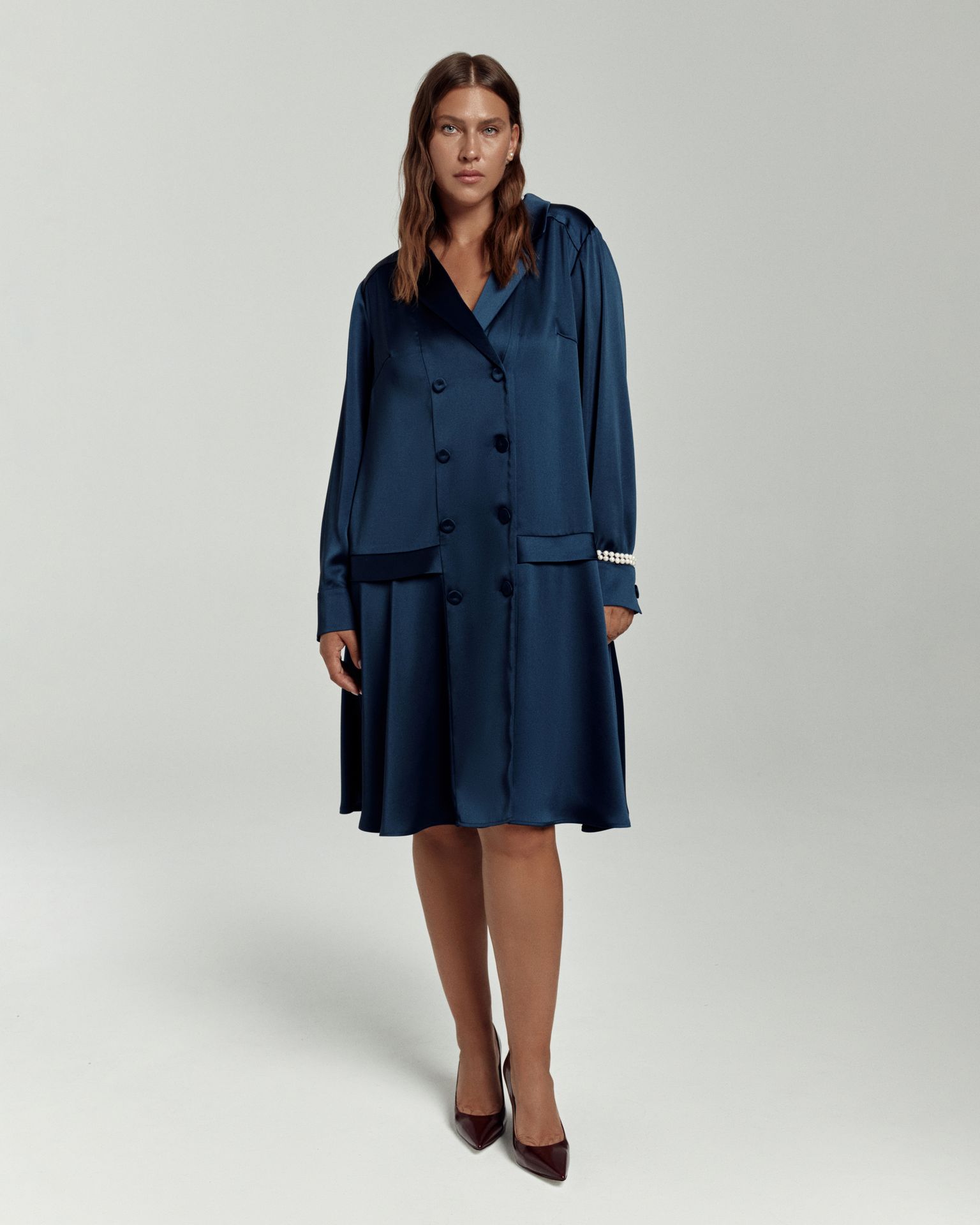 Платье-жакет укороченное