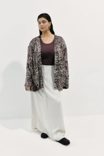 Рубашка из вискозы в технике жаккард ASTRID