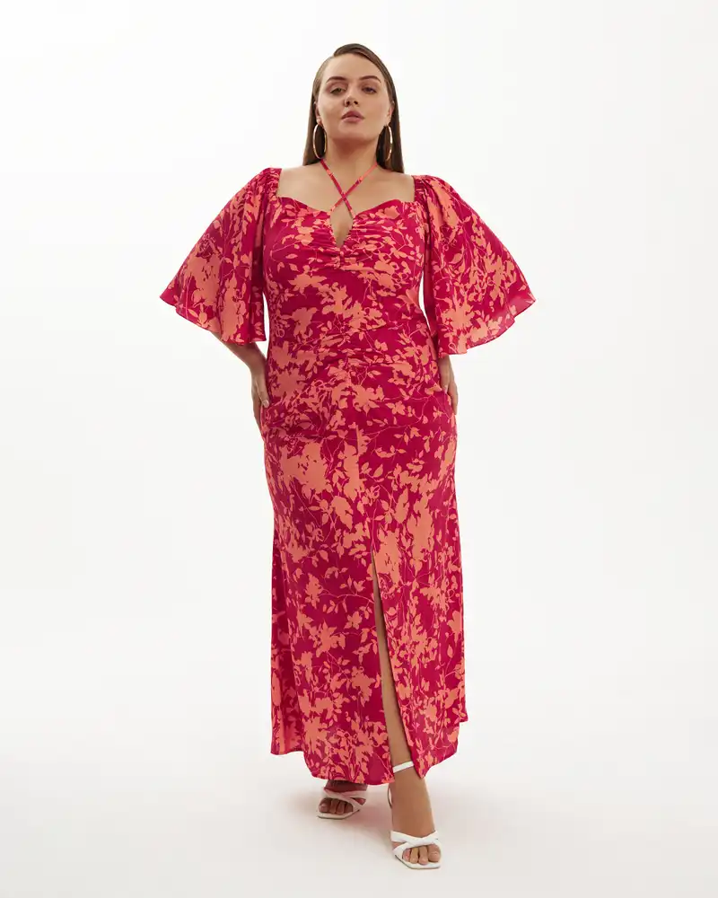 Платье со шнуровкой по спине