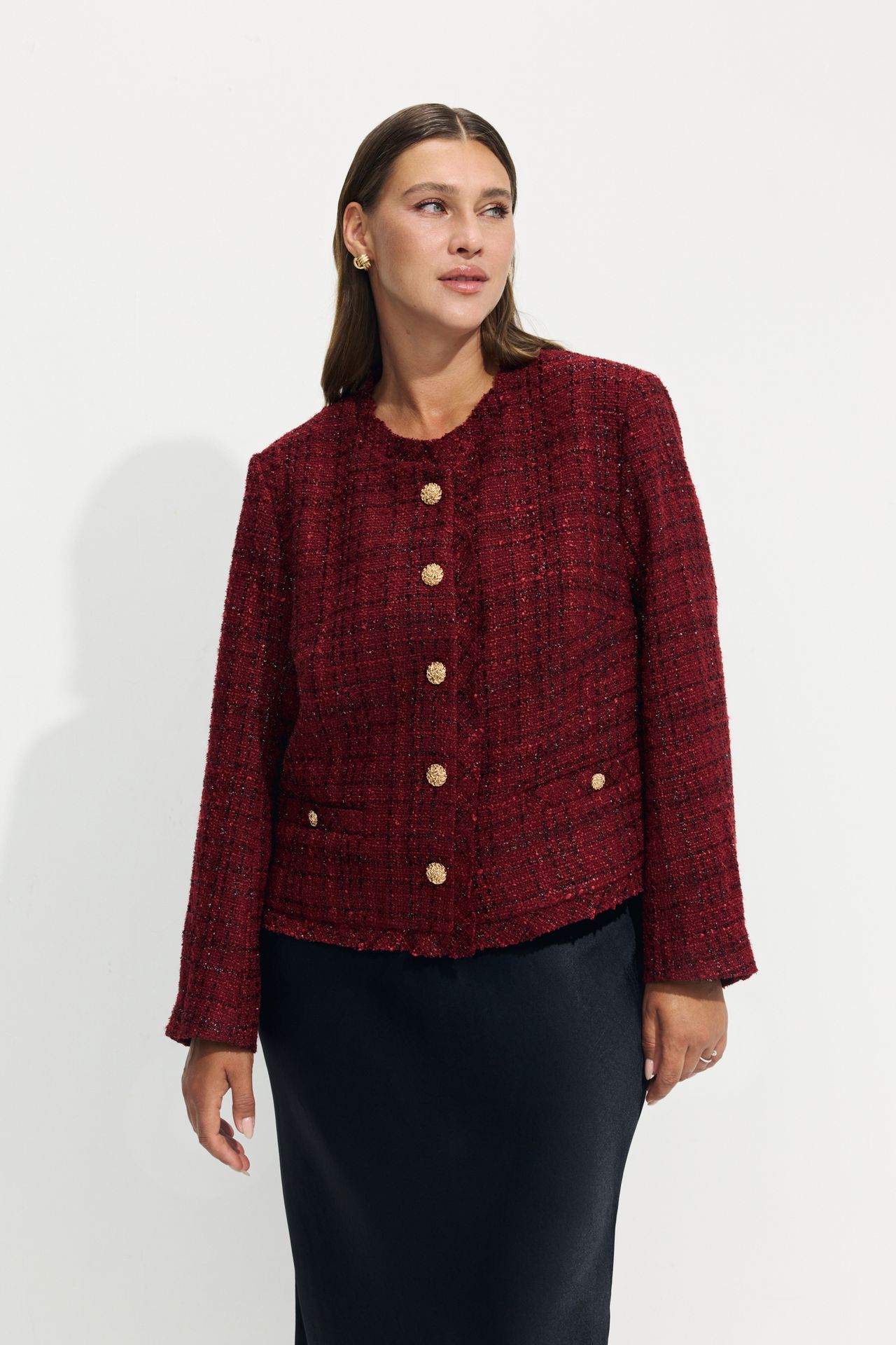 Твидовый жакет ASHLEY