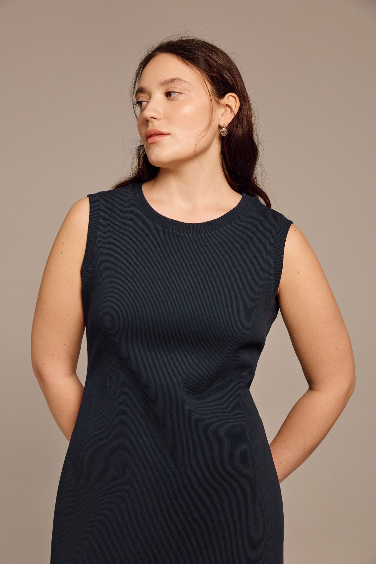 Платье в рубчик «Нирвана»