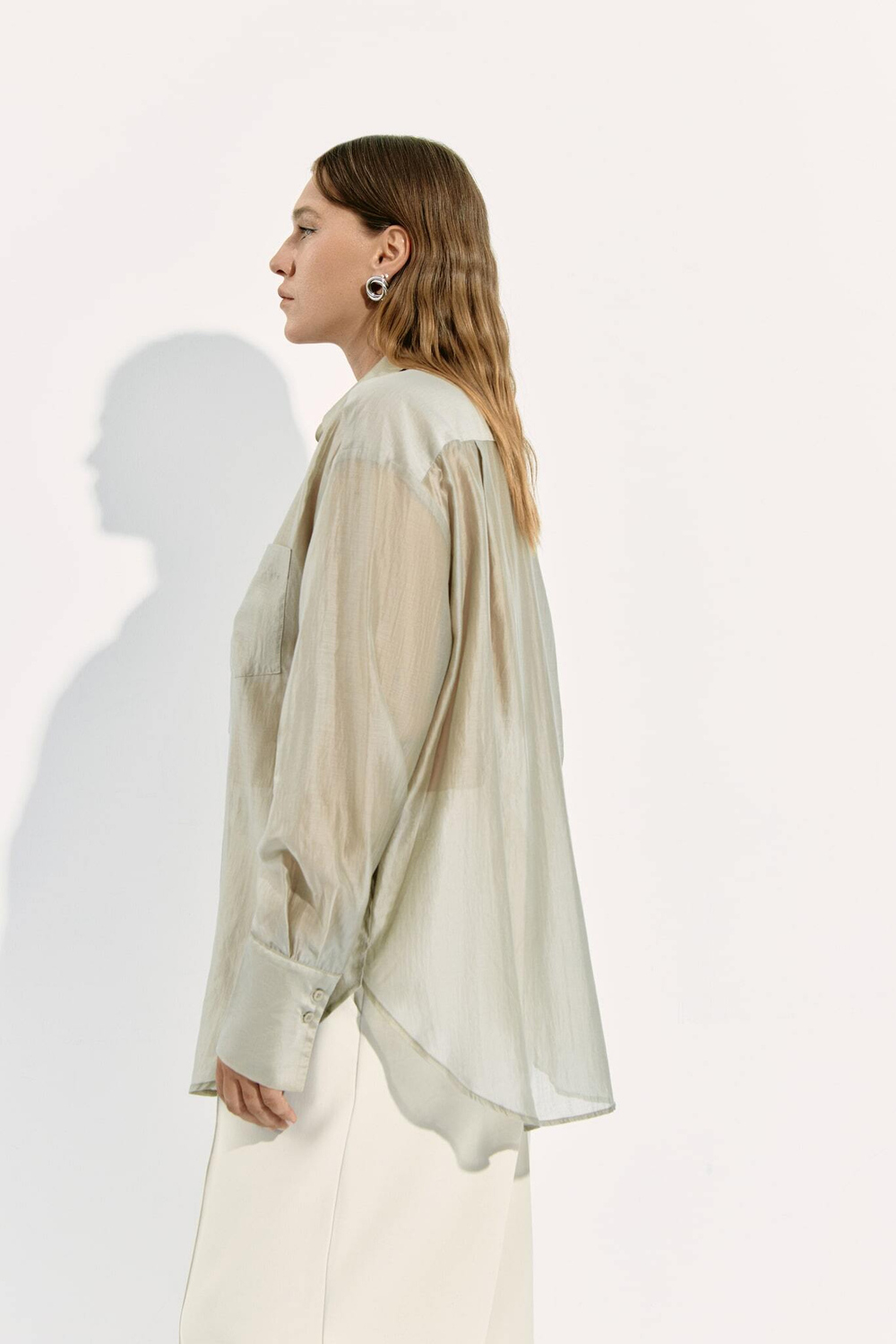 Рубашка полупрозрачная MIRA