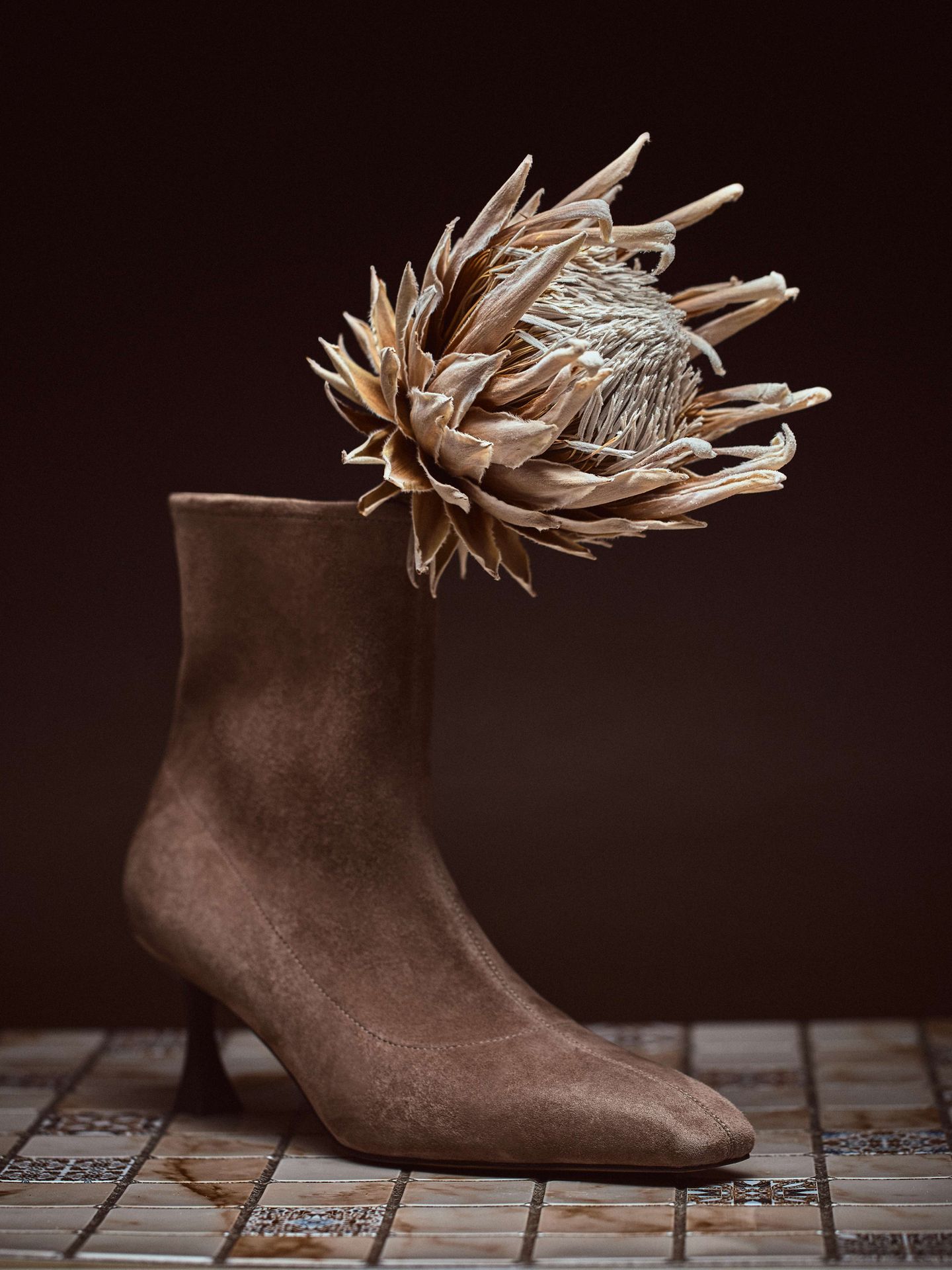 Ботильоны из замши ДЖОЛИ