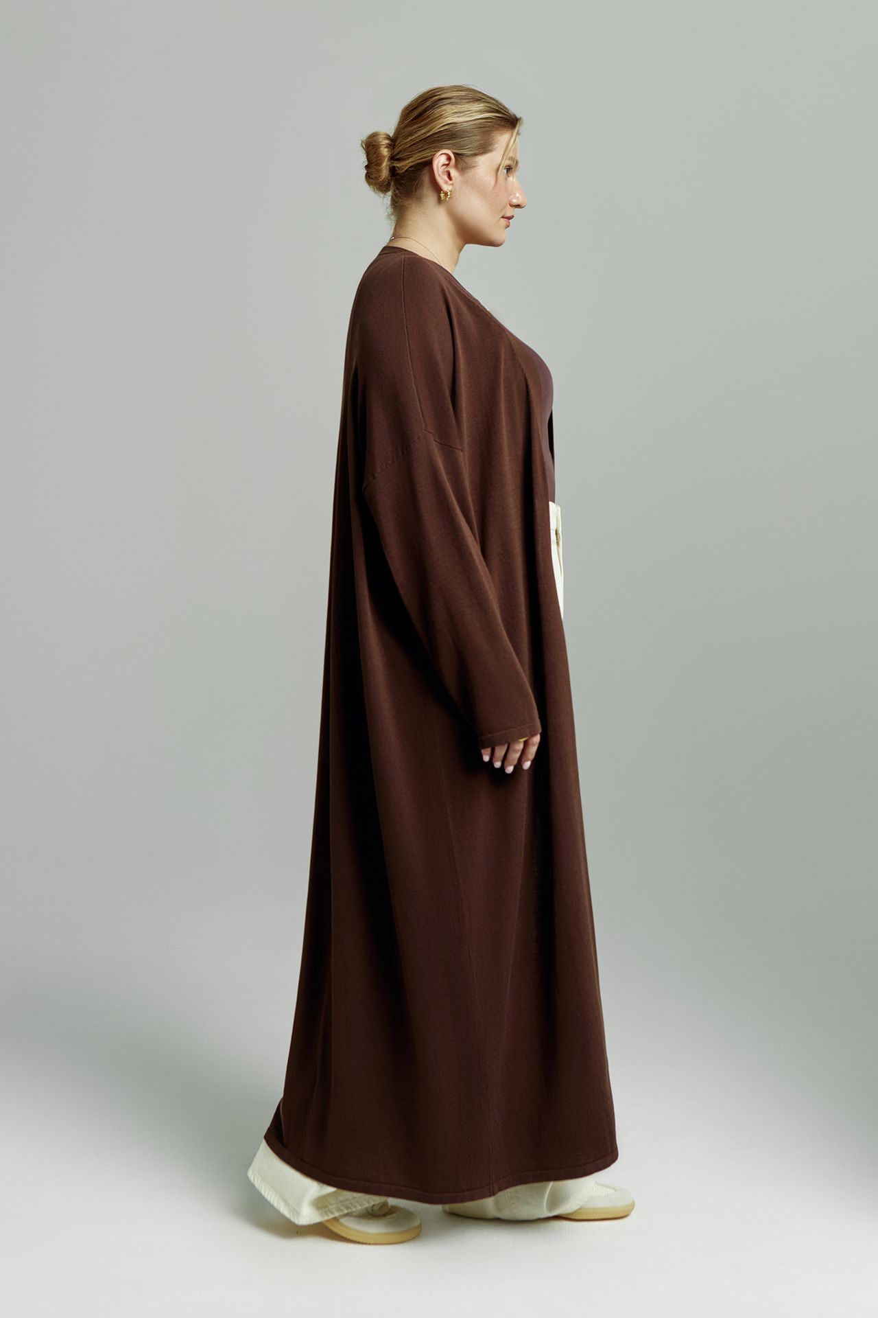 Кардиган тонкий в пол