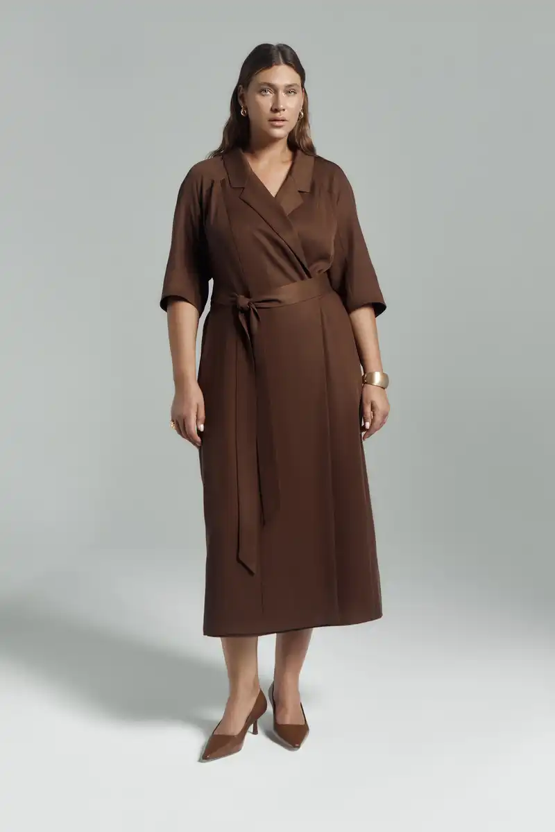 Платье-жакет струящиеся