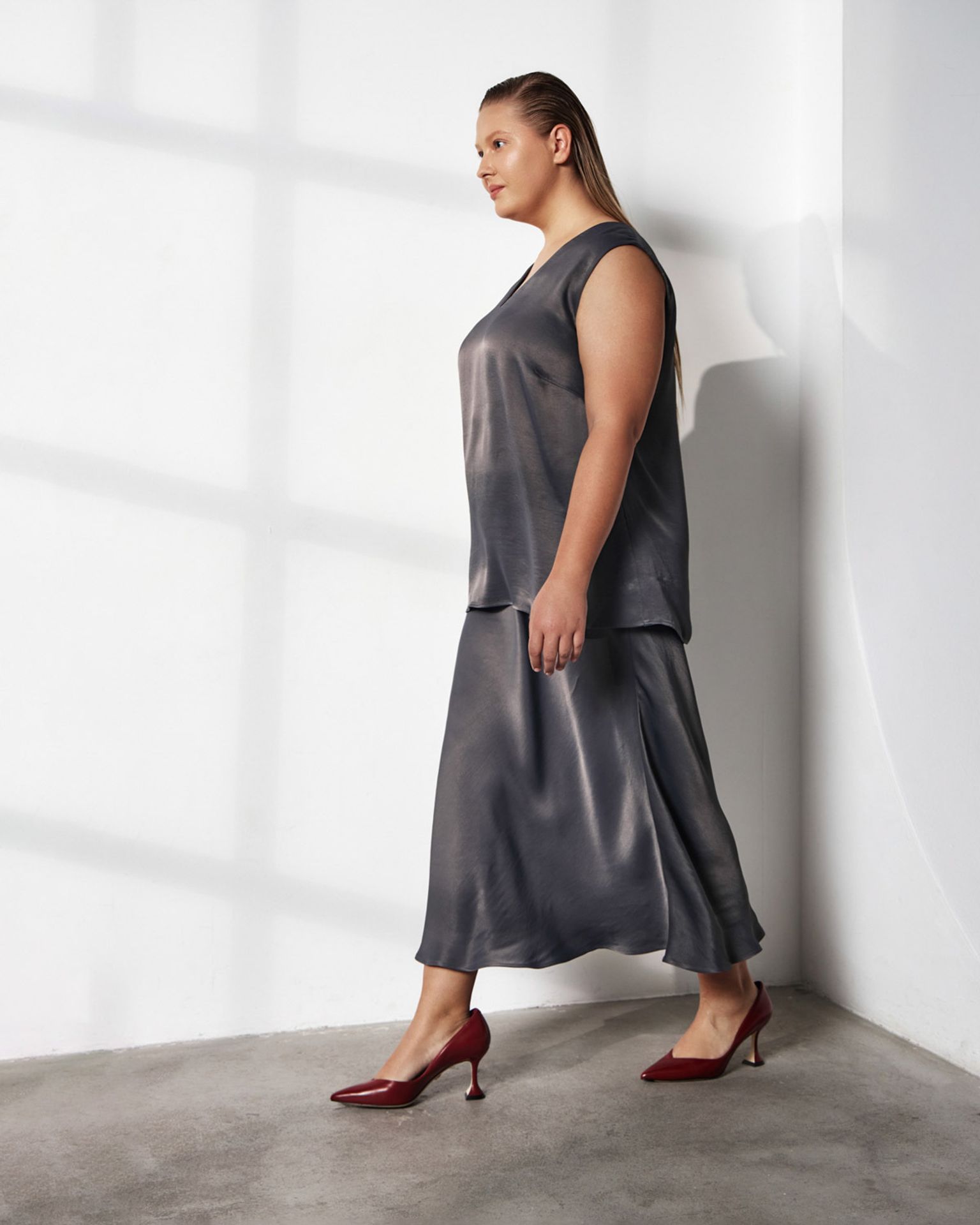 Топ-блуза струящийся