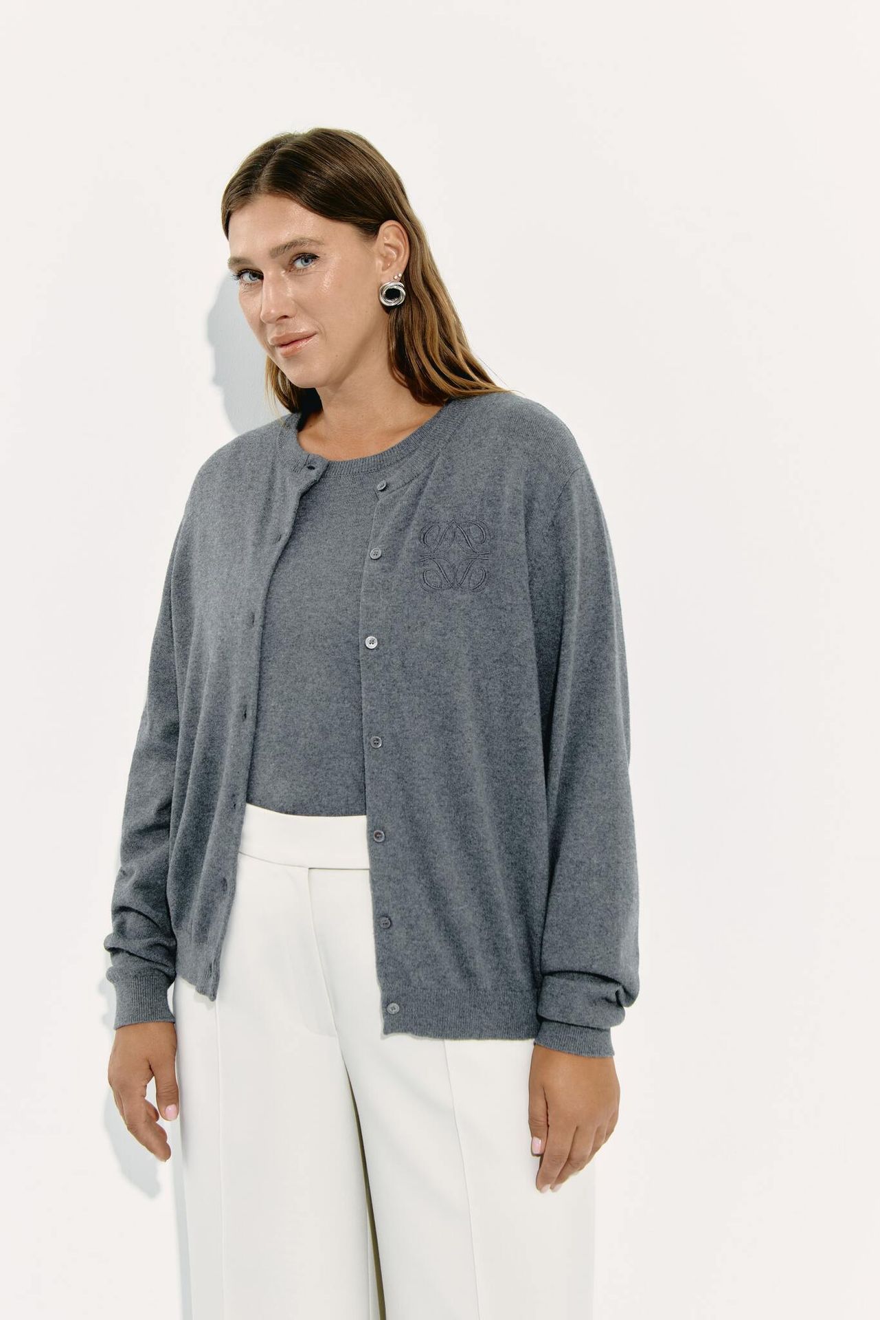 Кардиган укороченный с кашемиром