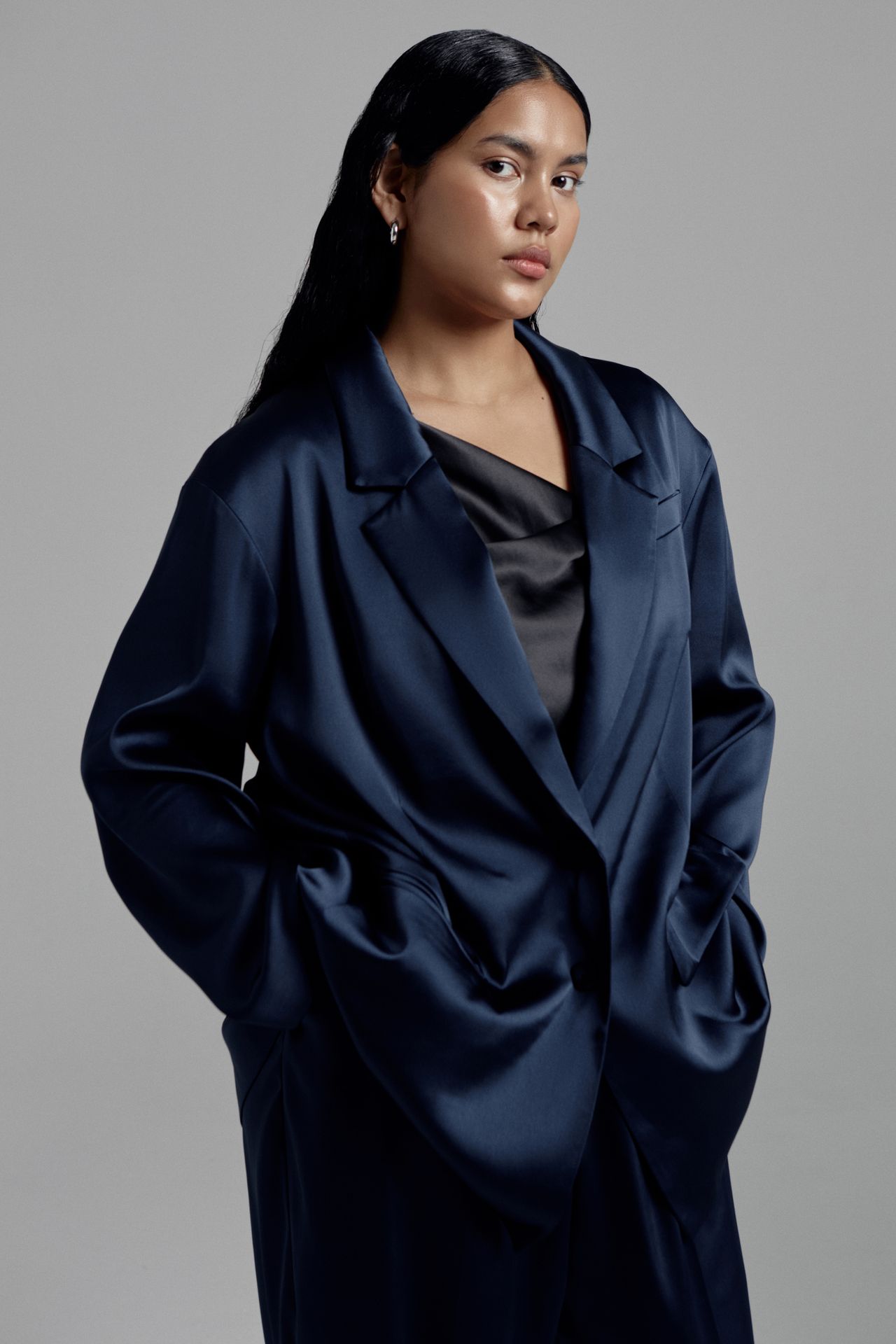 Жакет атласный