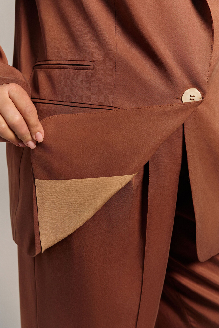 Жакет из купры КЛЕН