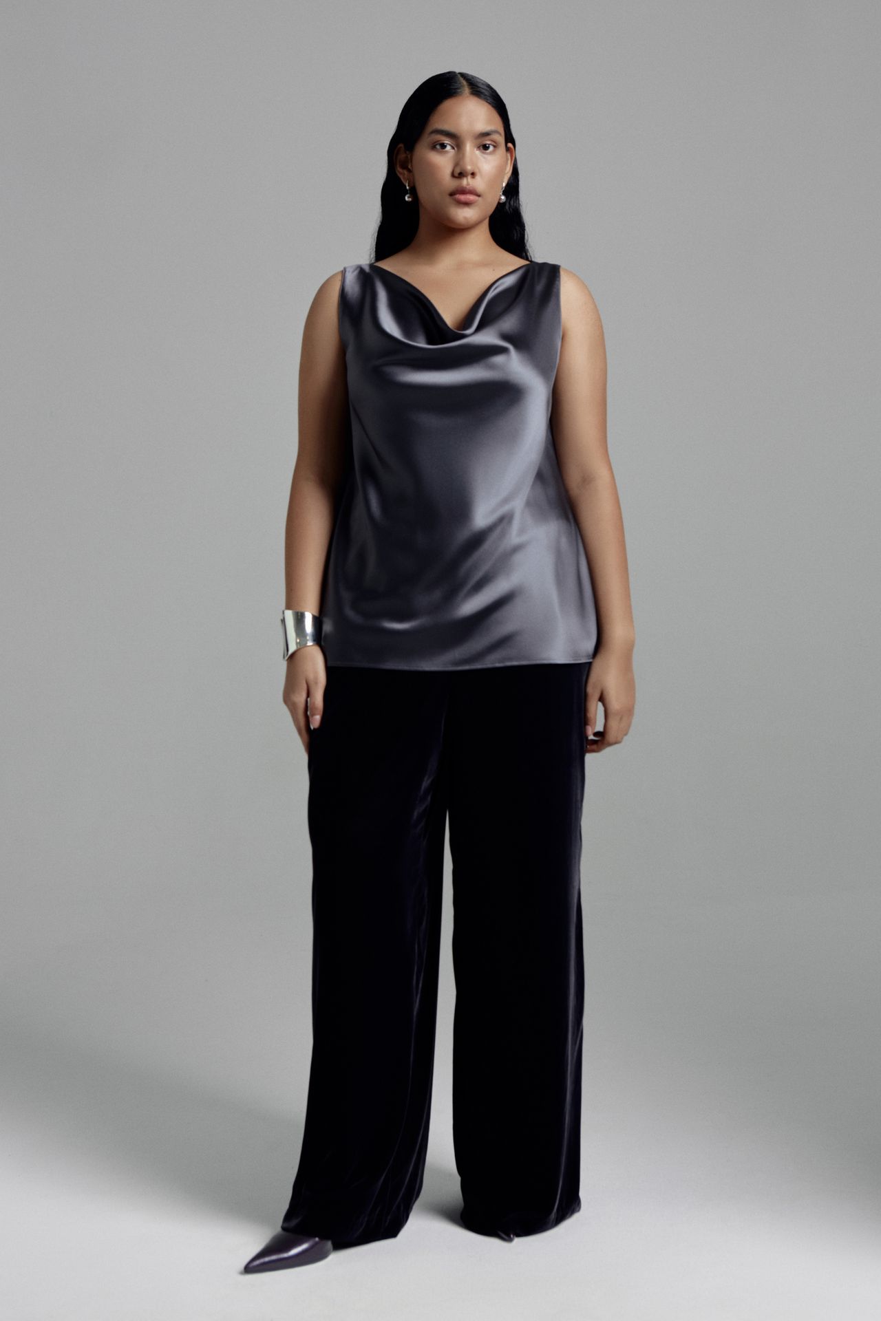 Топ с драпировкой