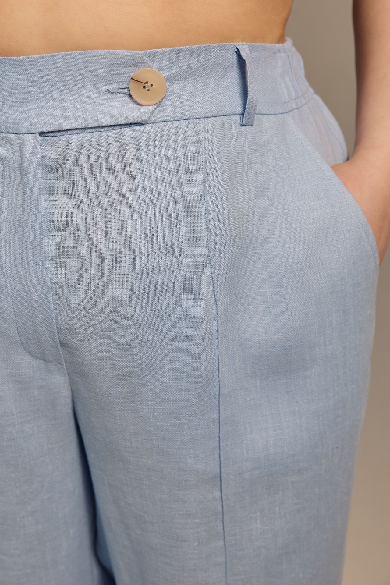 Брюки изо льна АРРИБА