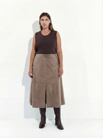 Юбка замшевая НАОМИ