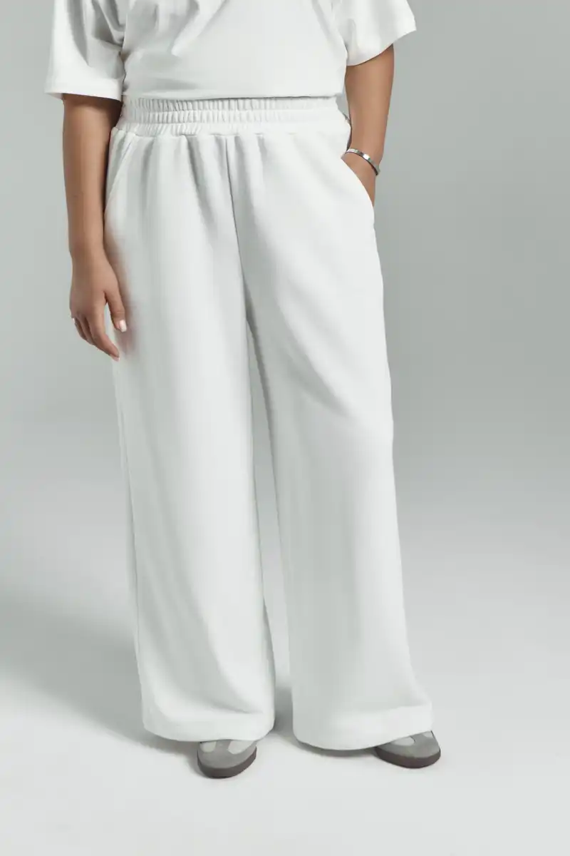 Брюки из футера прямые