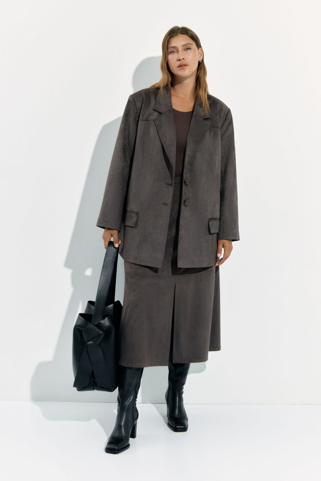 Юбка замшевая NAOMI